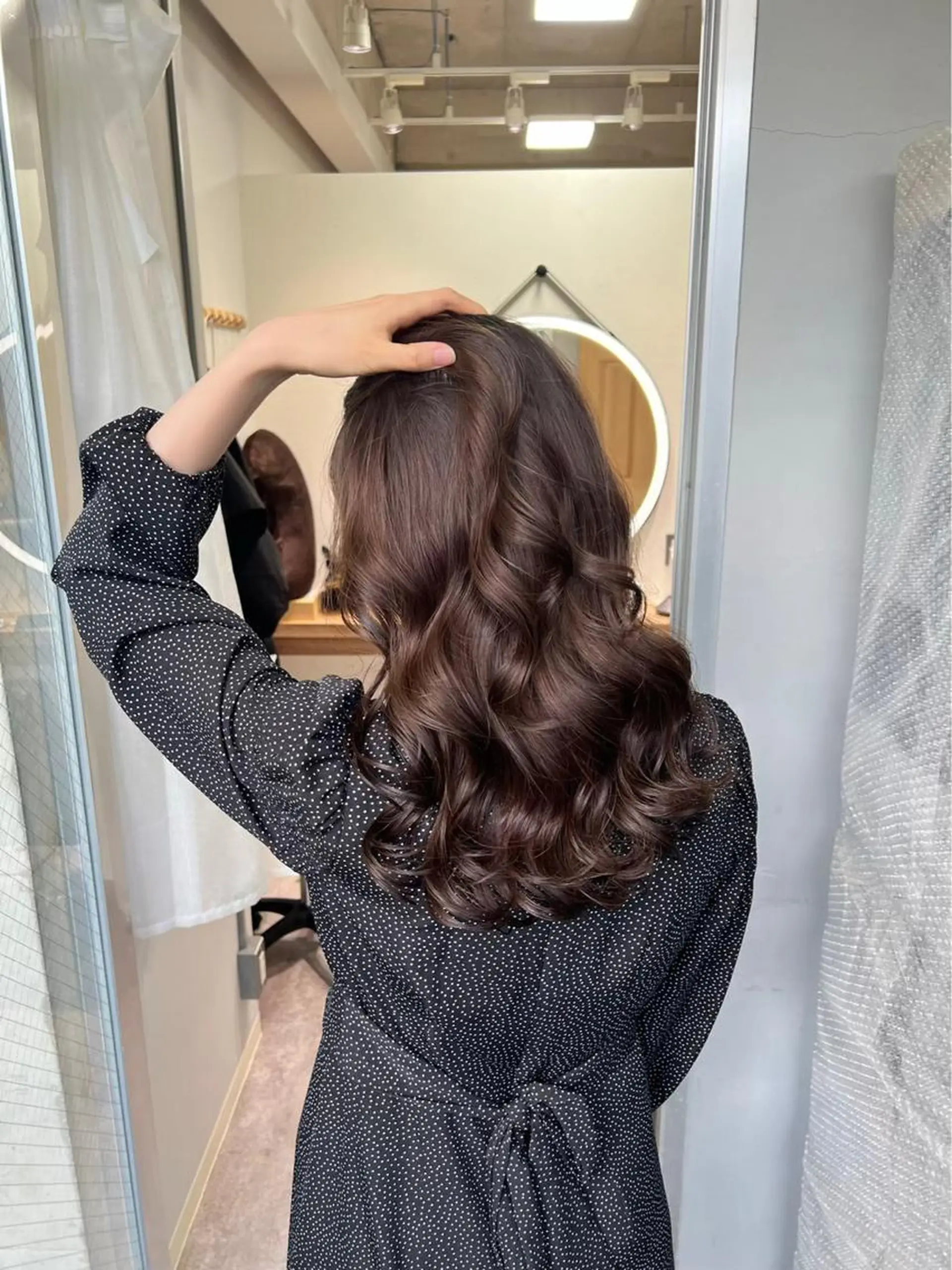 ロング コテ巻き風パーマ 🦋にこ🦋のヘアスタイル