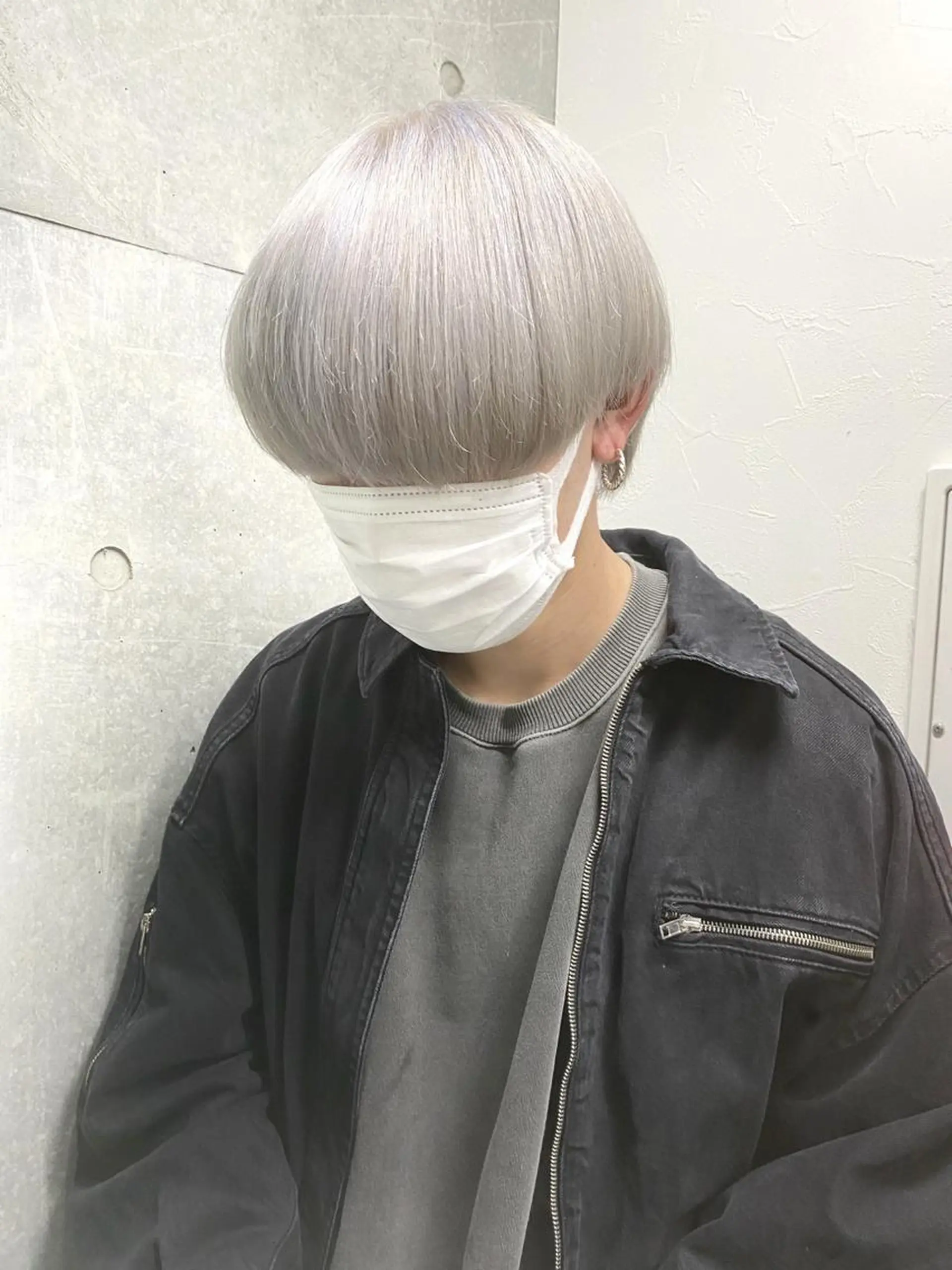 カラー メンズ メンズブリーチ メンズハイライト メンズインナーカラー ブリーチ ケアブリーチ 🌷FUKA🌷 まろやかハイトーンのヘアスタイル