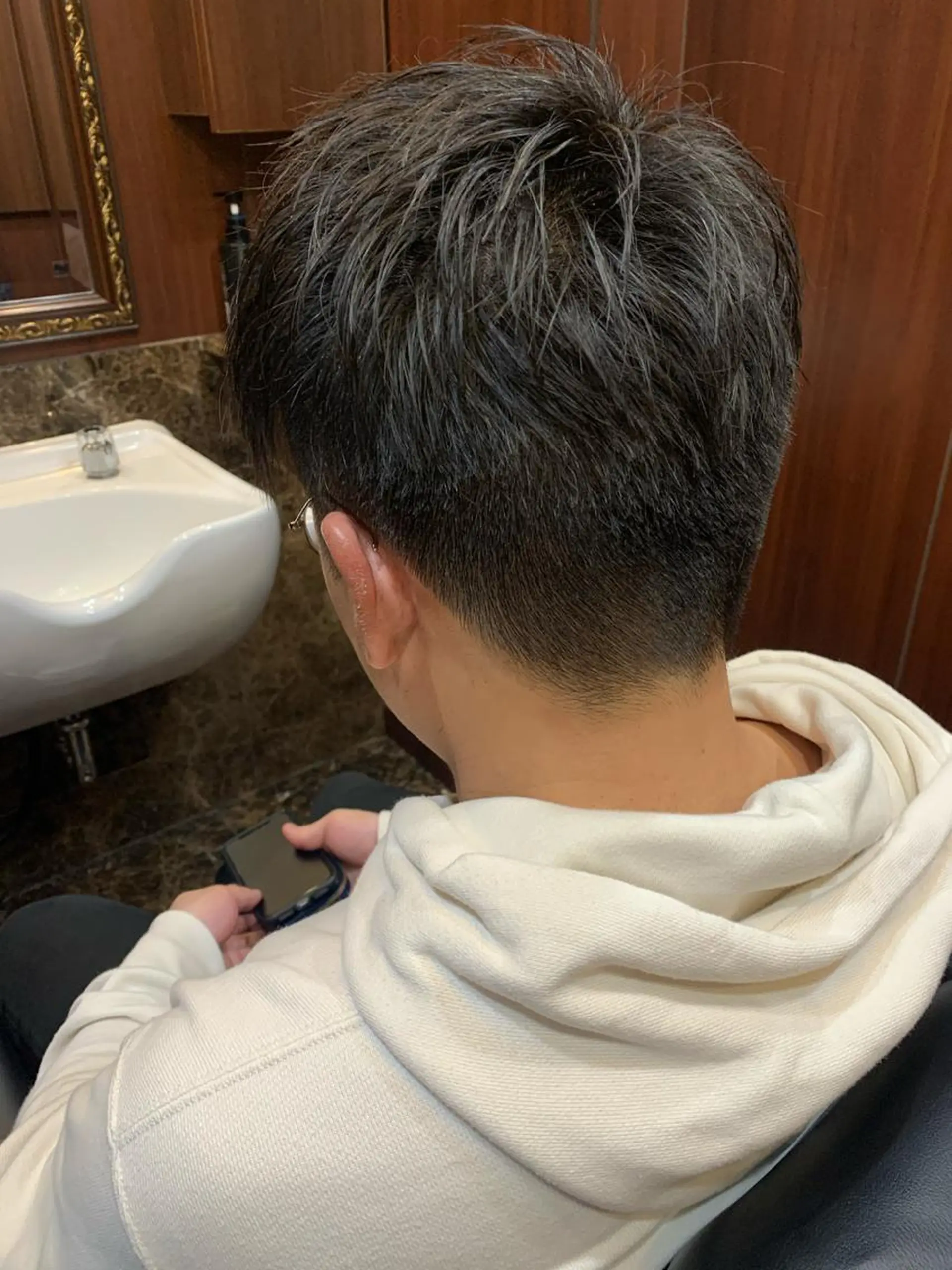 ショート メンズ 羽木 隆徒のヘアスタイル