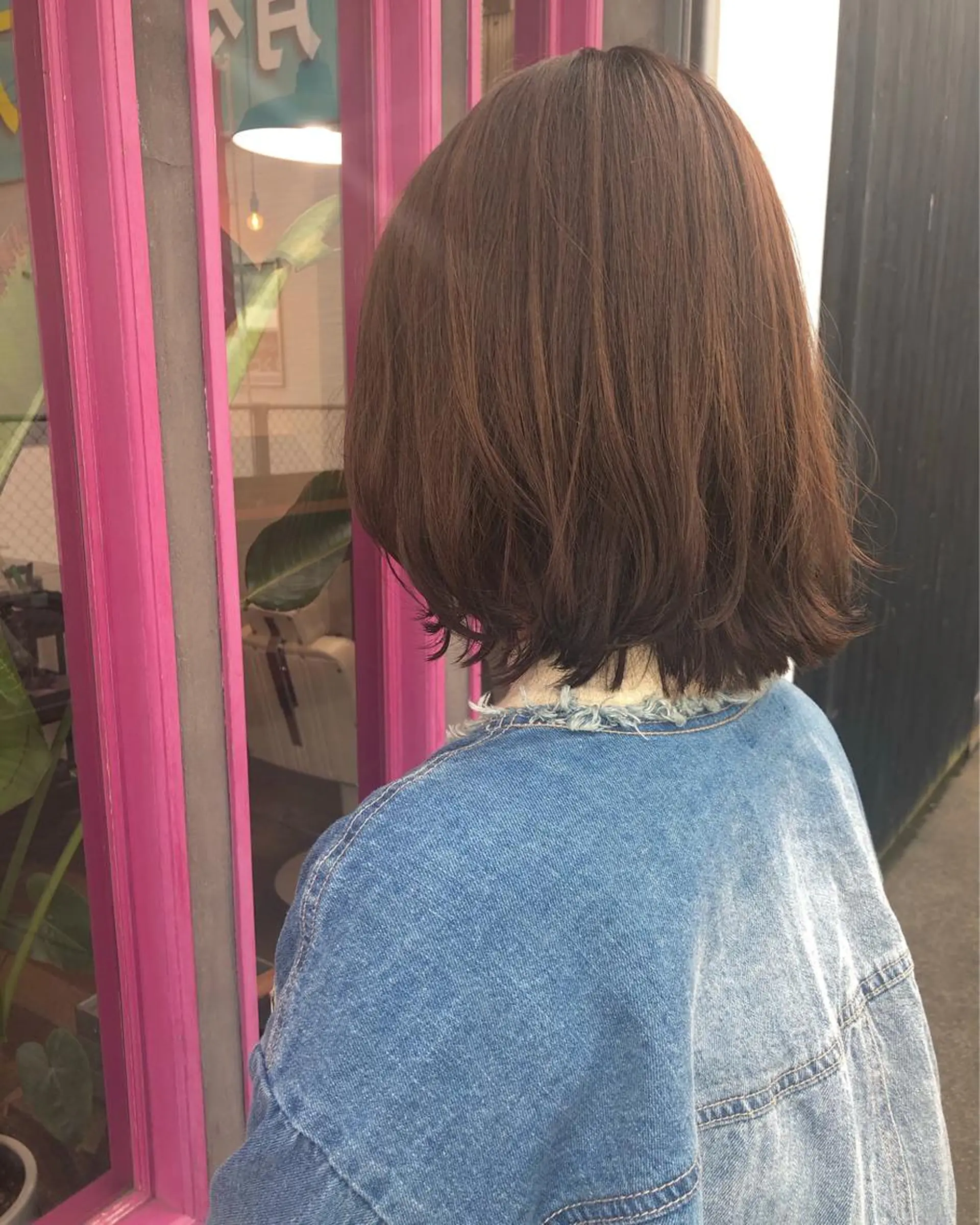 ミディアム カラー デザインカット🎨 ボブ🫟おざきのヘアスタイル