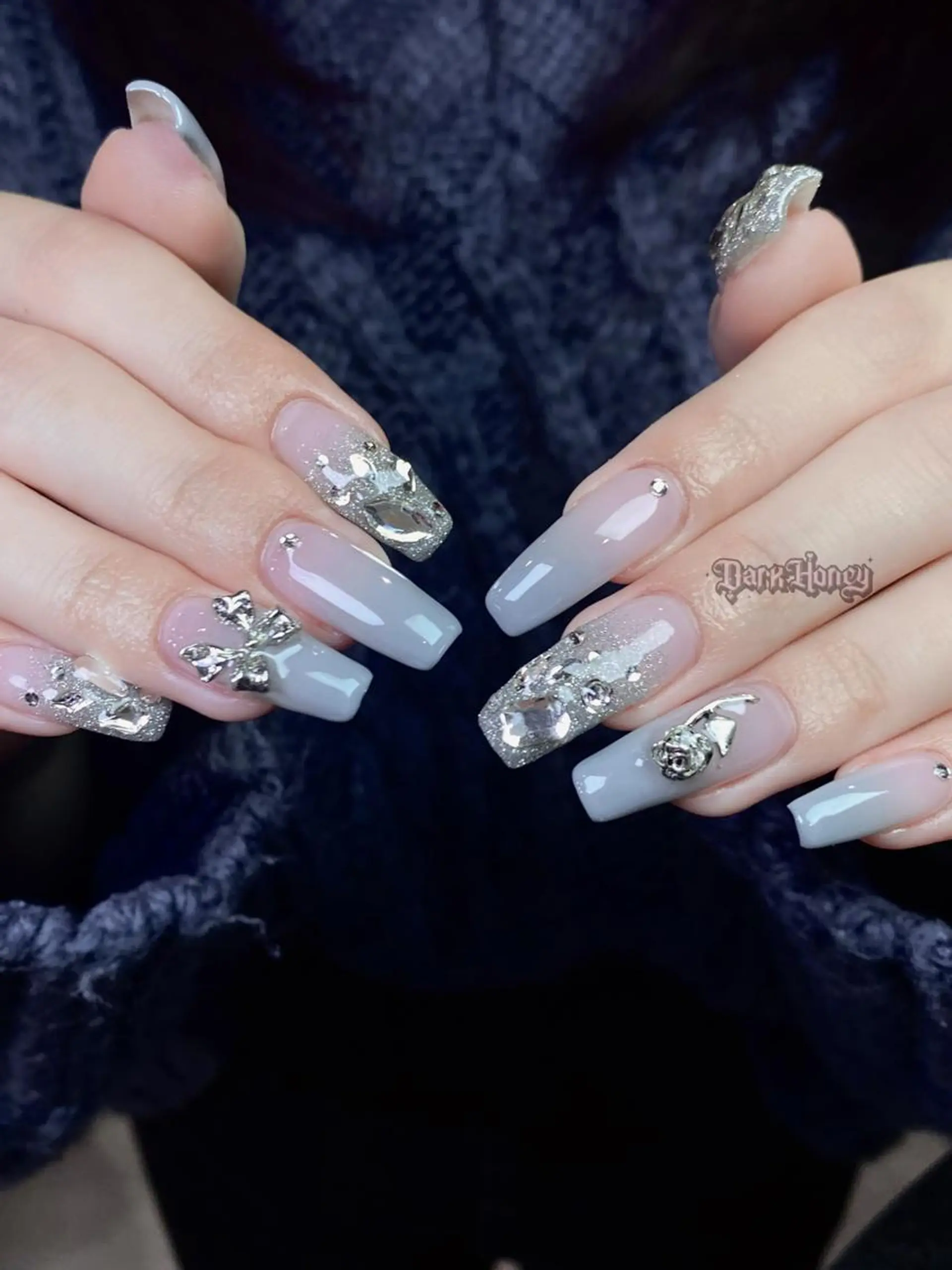 ネイル ハンドネイル Dark Honey karinのネイルデザイン