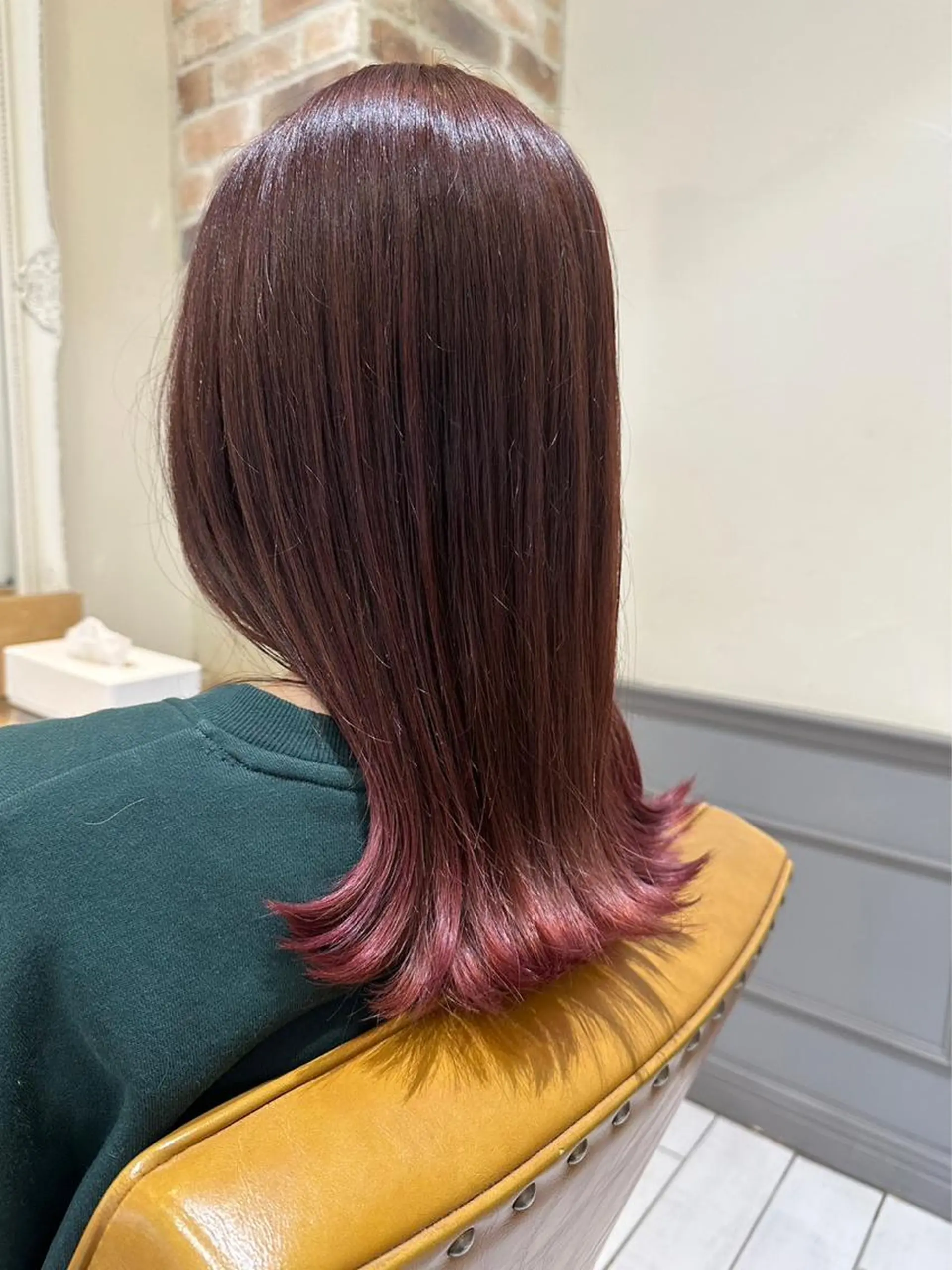 カラー カット ヘアカラー トリートメント 鈴木弥月/大人ボブ× 透明感カラーのヘアスタイル