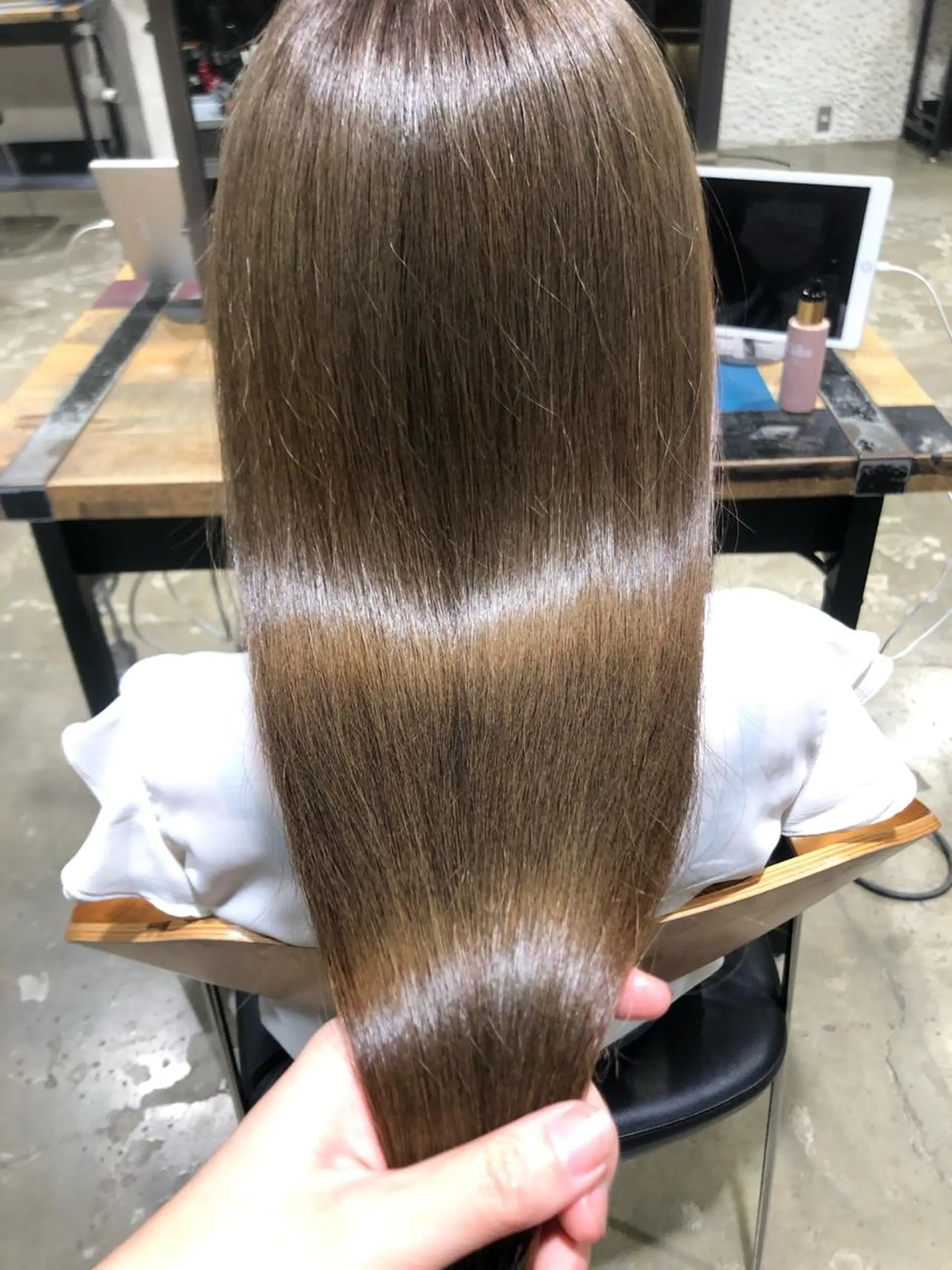 ロング カラー ヘアアレンジ 【柔らか透明感✨/ 似合せ前髪】大石葉月のヘアスタイル