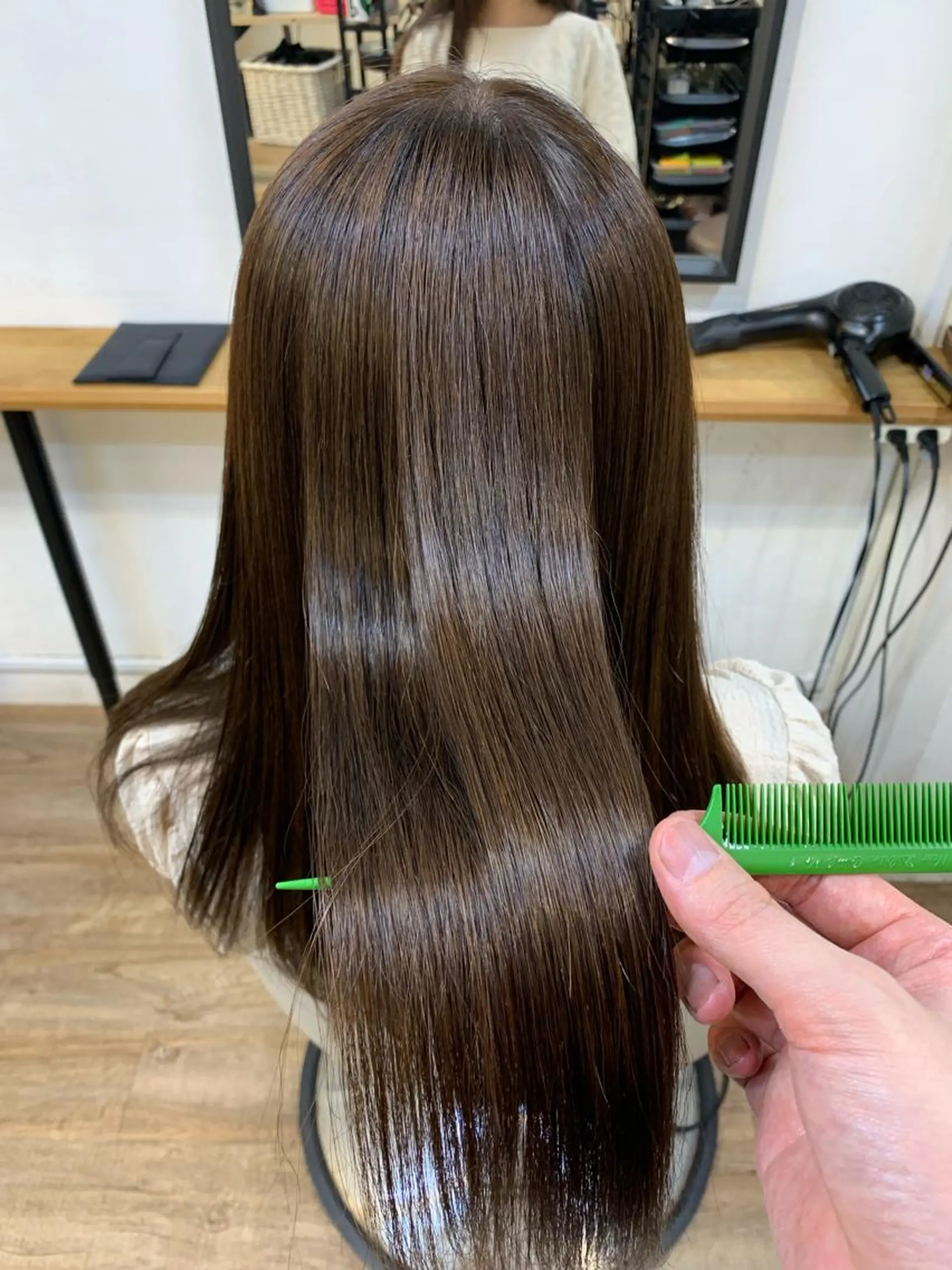 セミロング メンズパーマ shell 宮下のヘアスタイル