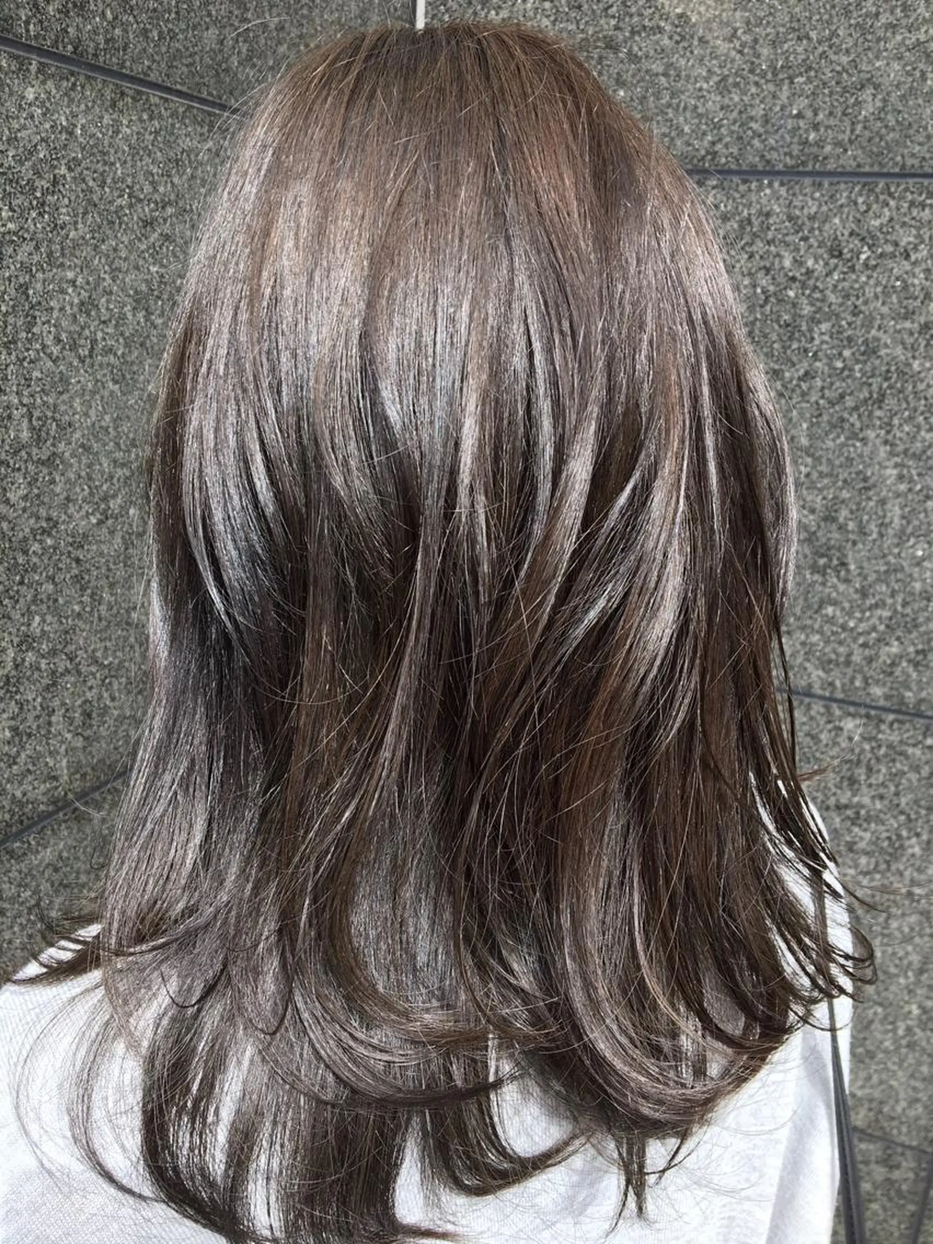 ミディアム カラー ショート/ボブ/ 白髪染め/メンズ葛西のヘアスタイル