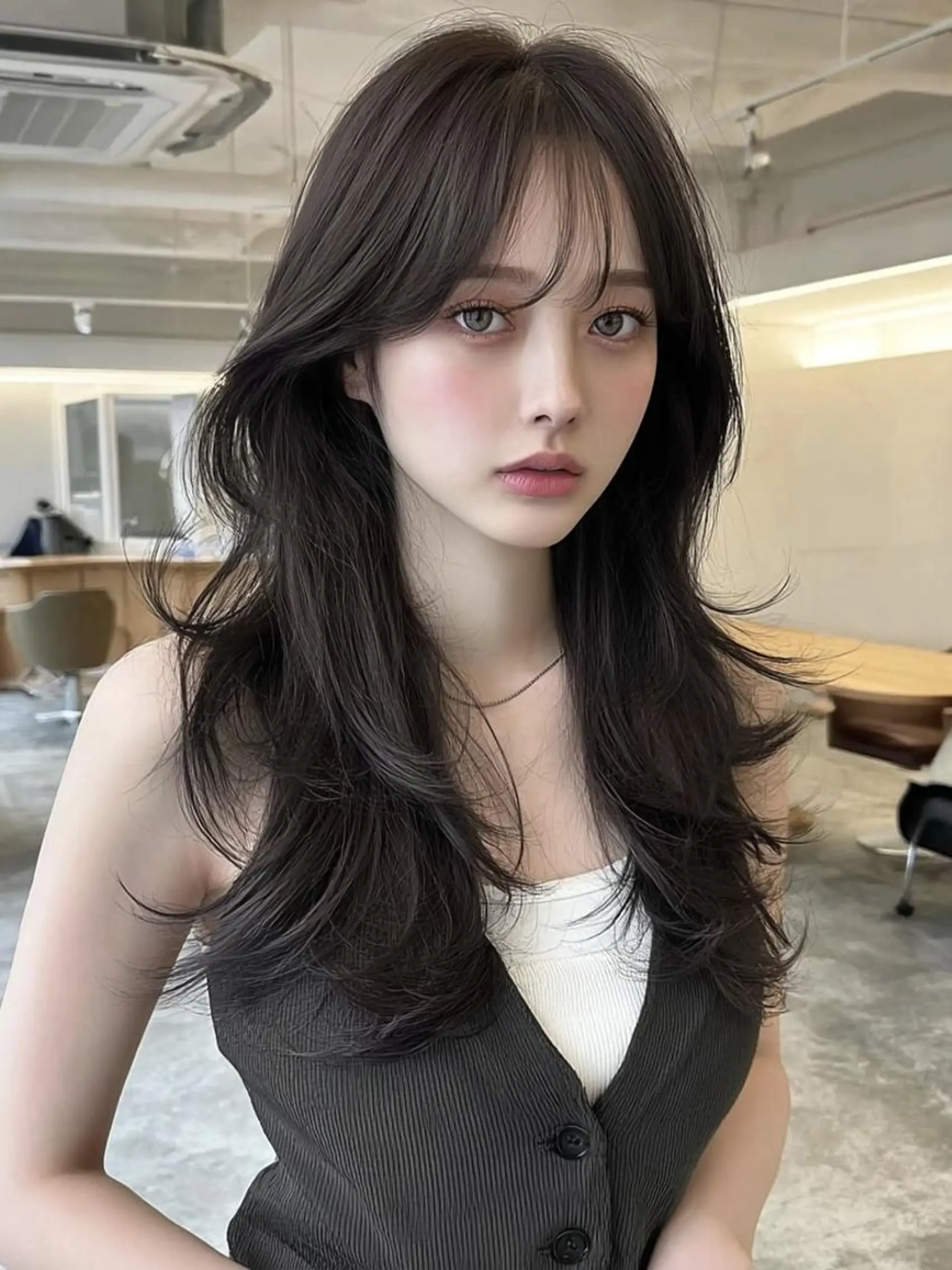 セミロング ボブ 外国人風カラー カット ヘアカラー トリートメント 🎀透明感カラー/ yuka🎀のヘアスタイル