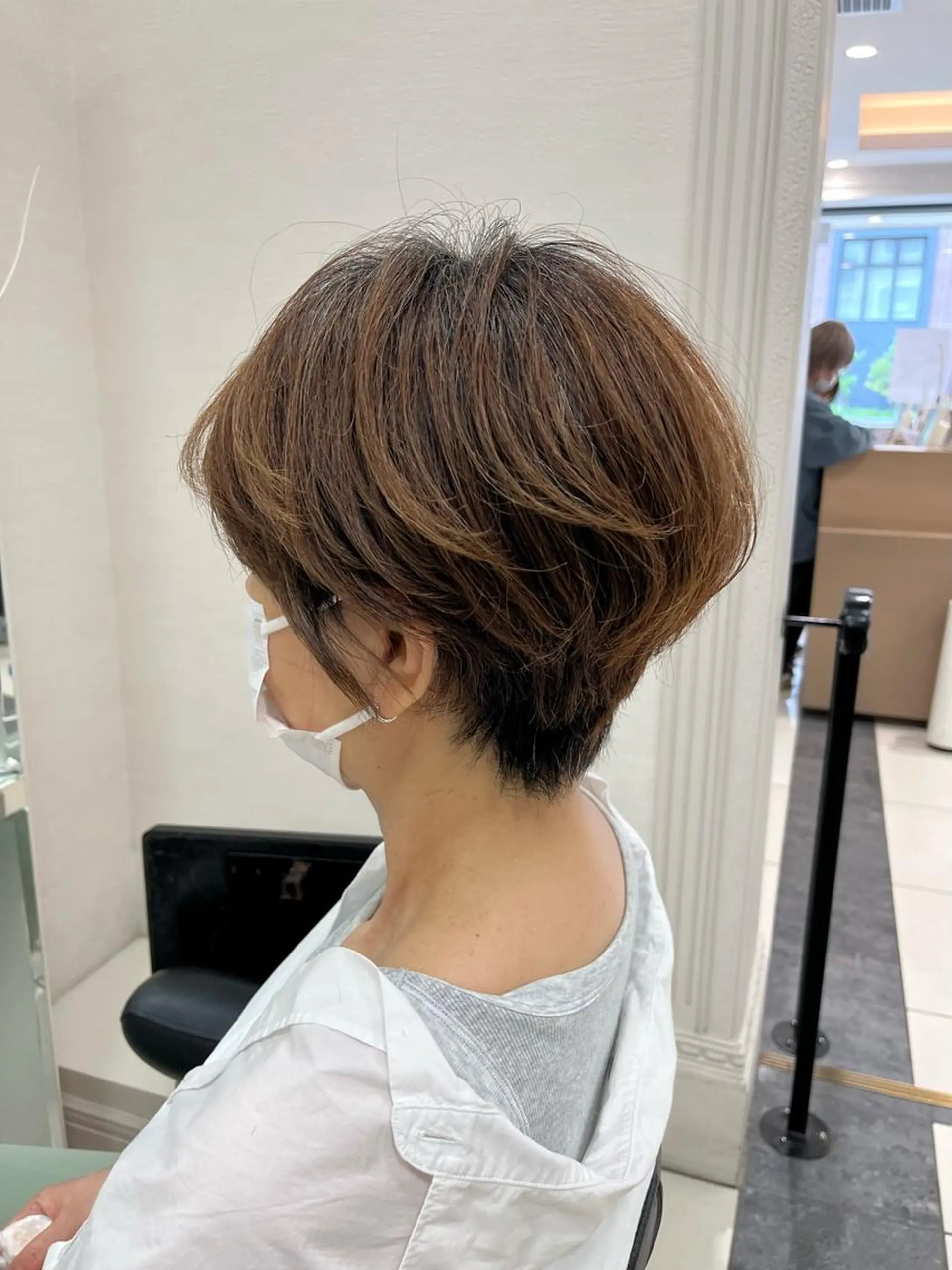 ショート バレイヤージュ/ヘア アレンジ/shionのヘアスタイル