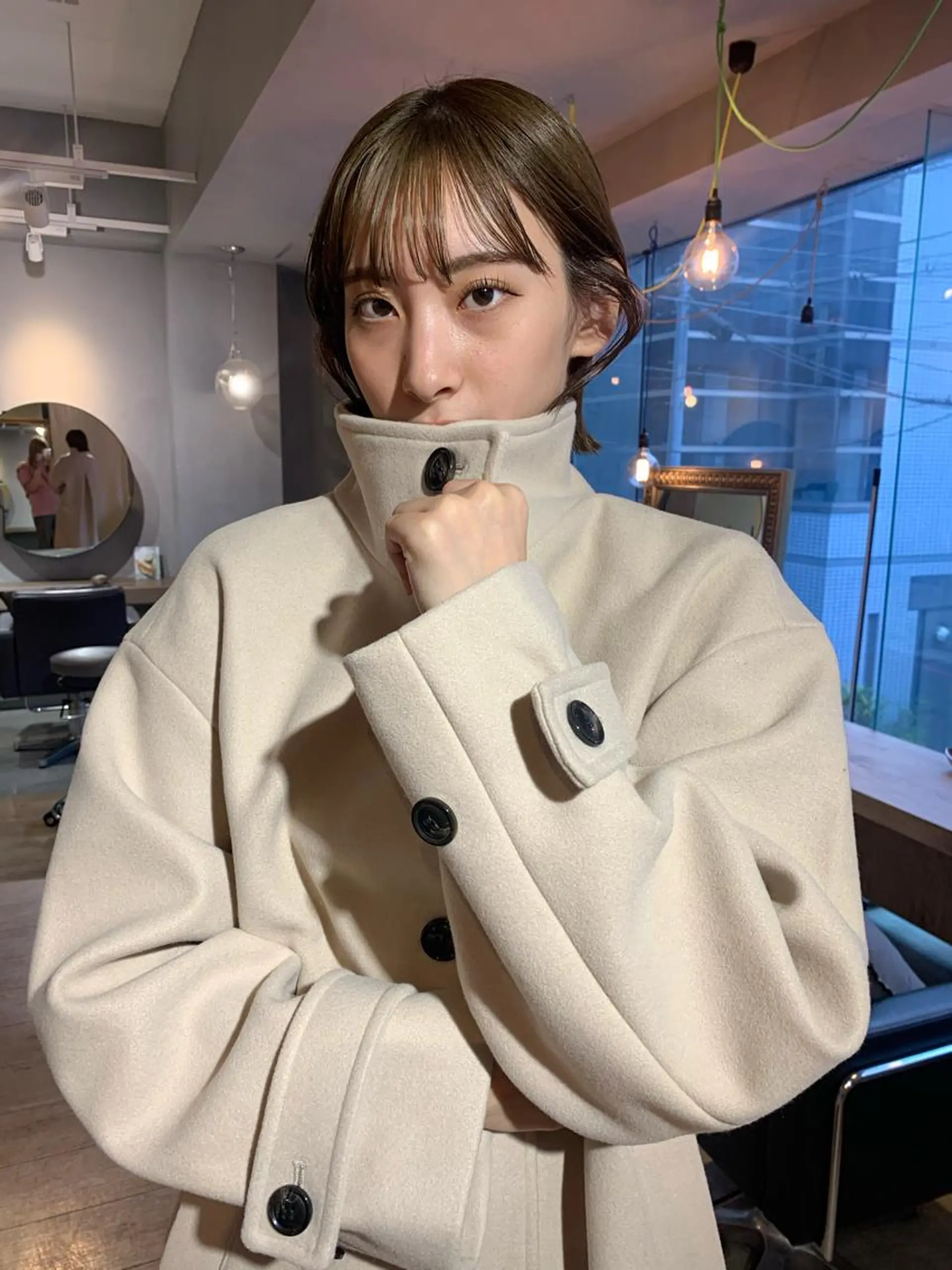 ショート 美髪・シールエクステ ホソタニリョウコのヘアスタイル