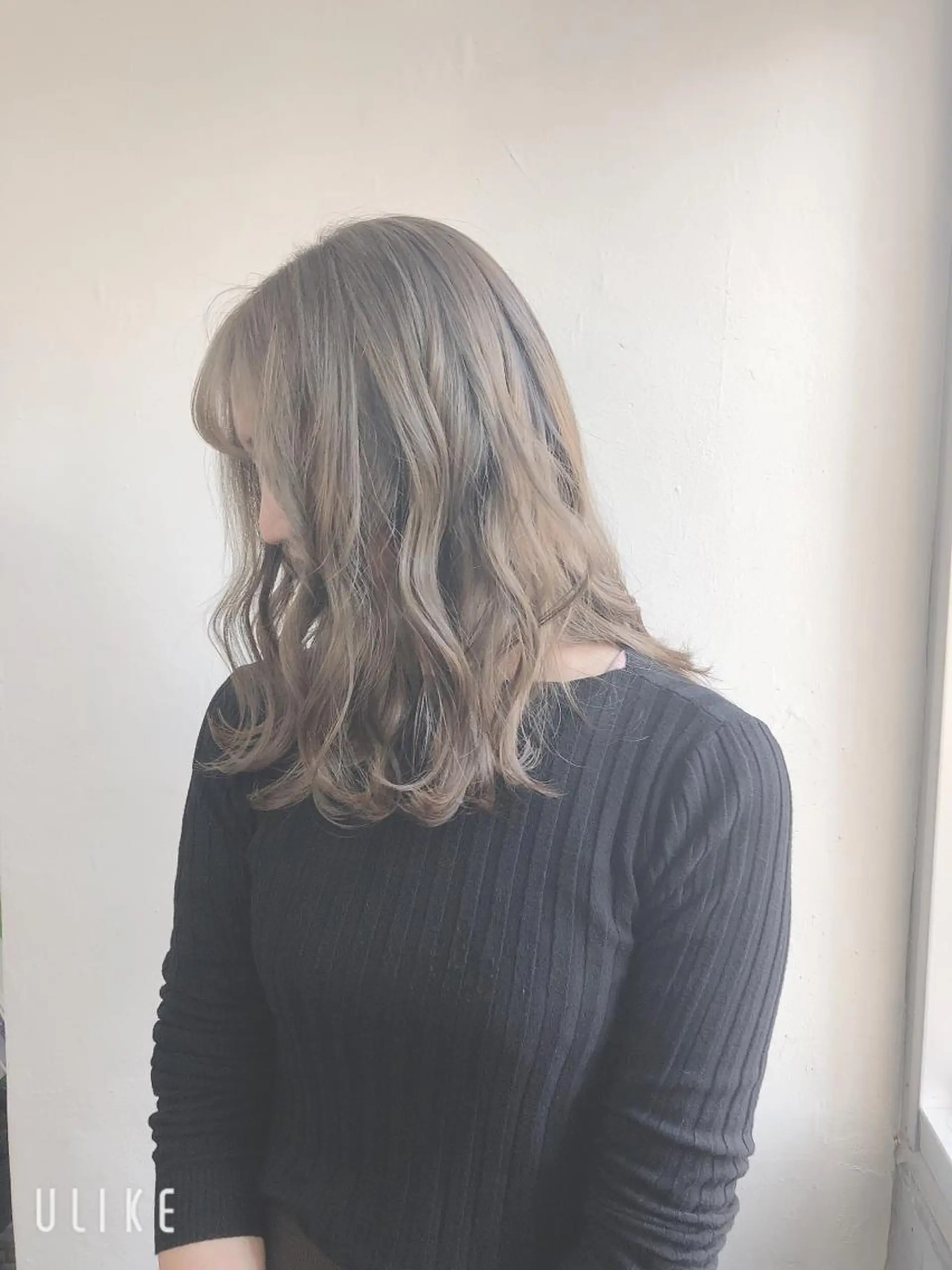 セミロング カット ヘアカラー トリートメント 吉田 典弘のヘアスタイル