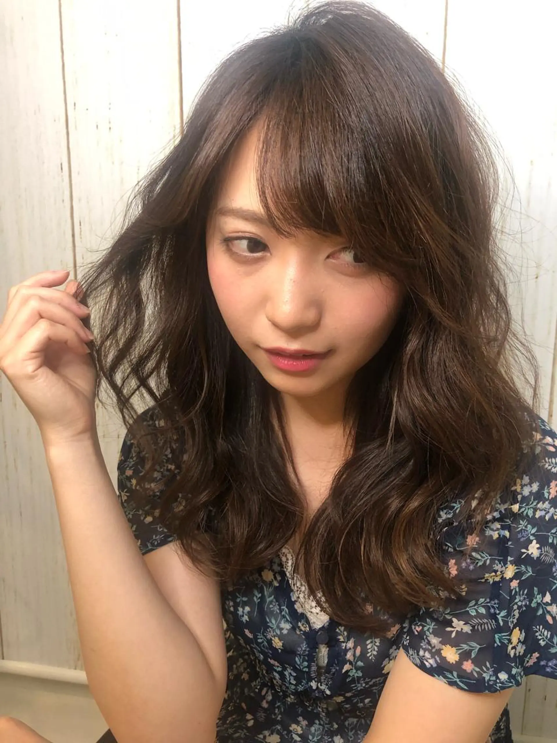 ロング カラー カット トリートメント 【似合うが見つかる】 Hanaのヘアスタイル