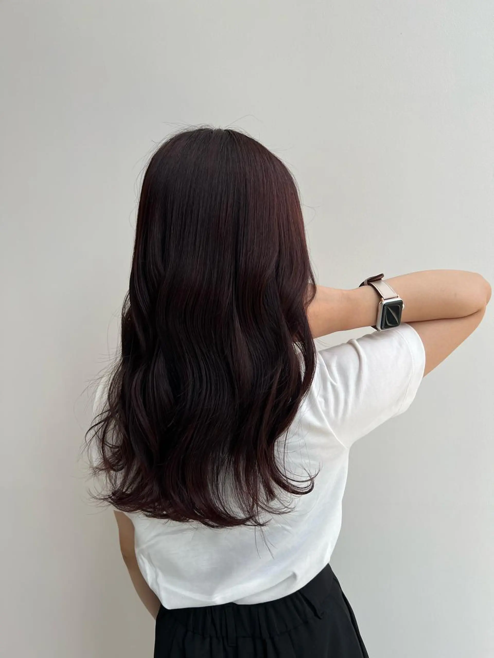 セミロング カラー ✨艶髪✨ 吉田誠のヘアスタイル