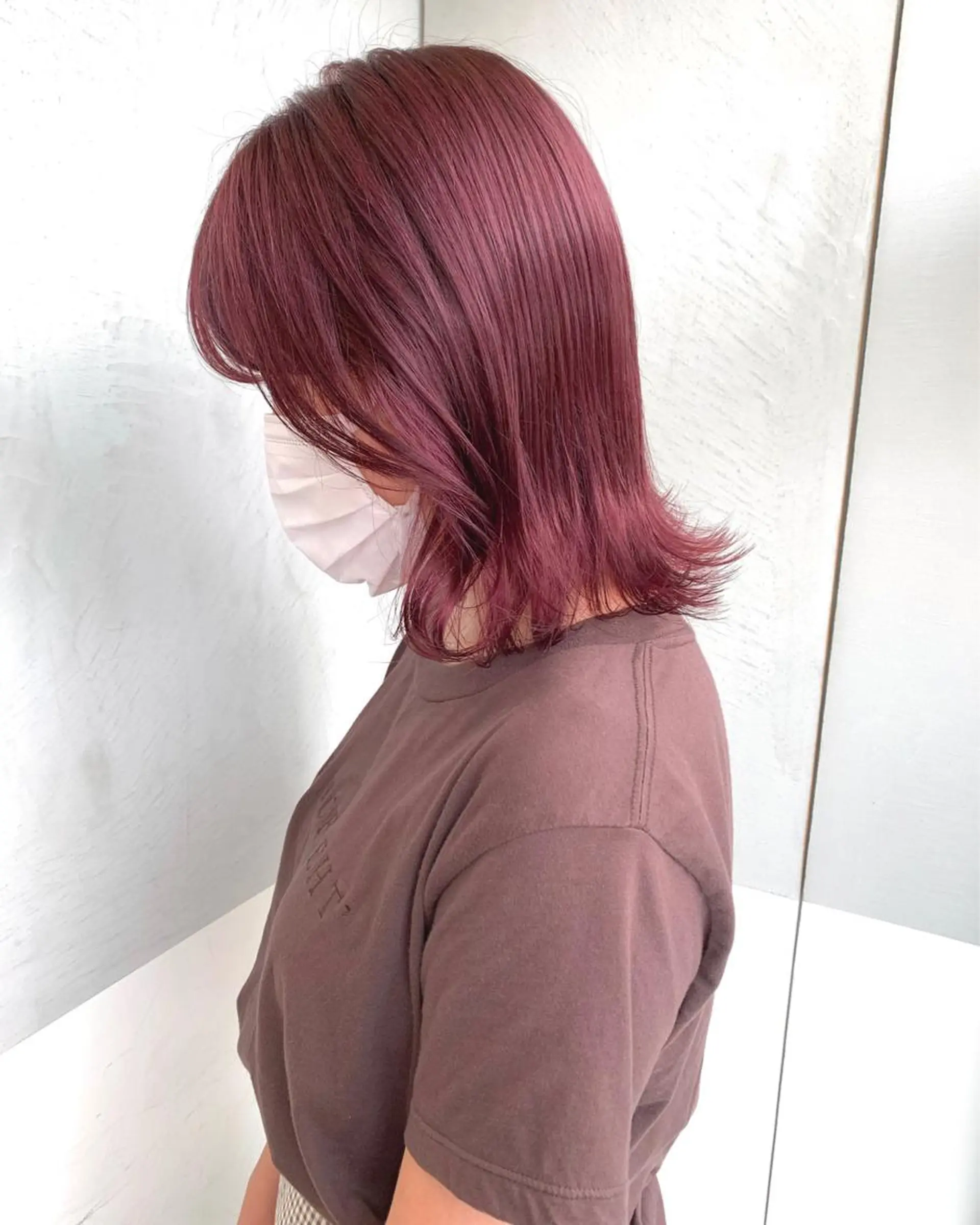 ミディアム カラー minami🪷 暖色カラーのヘアスタイル