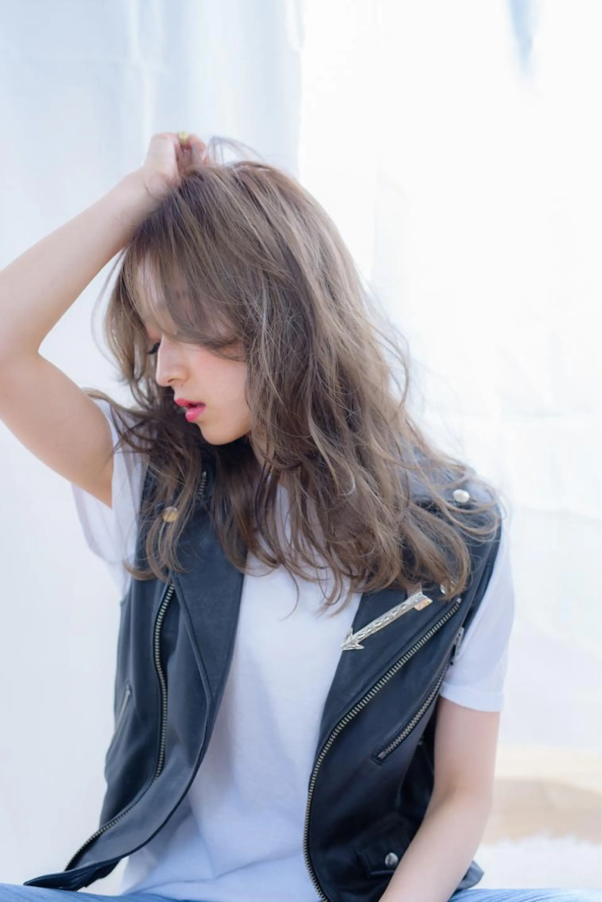 ショート ミディアム セミロング ロング カラー アッシュ アッシュグレー アッシュグレージュ ブリーチ ブルーカラー ヘアカラー トリートメント ヘアセット ✨ハイクオリティ✨ 山本香也のヘアスタイル