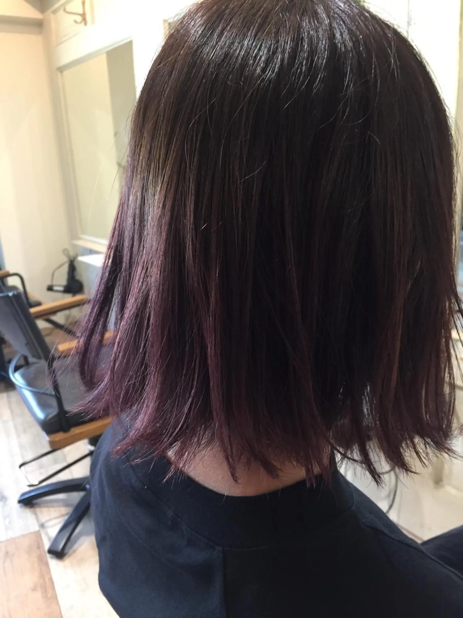 ミディアム カラー アッシュ グラデーションカラー パープルカラー ヘアカラー トリートメント ヘッドスパ TOPstylist ✂️フセケイタ✂️のヘアスタイル