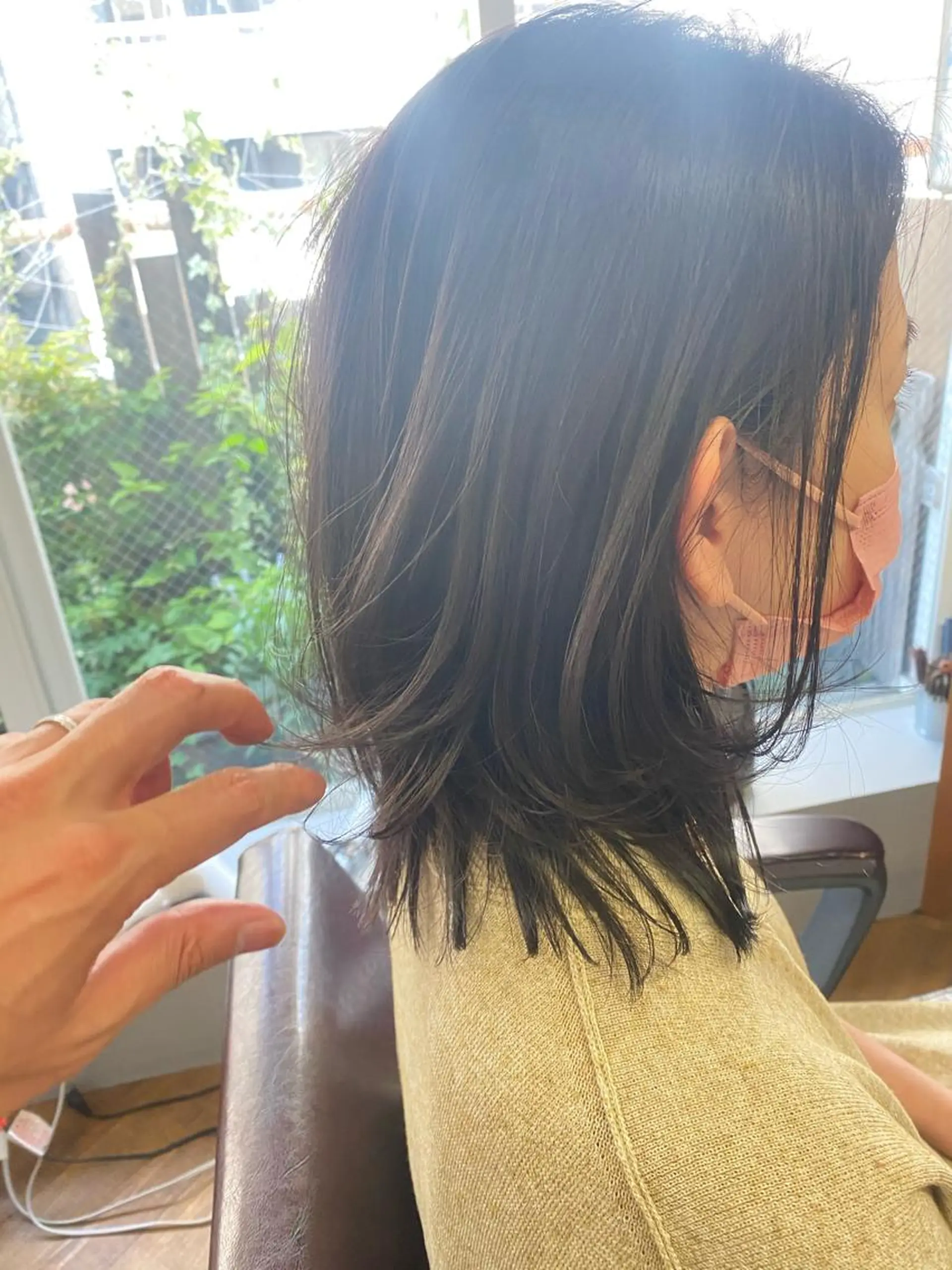 ミディアム 西尾 隆介のヘアスタイル
