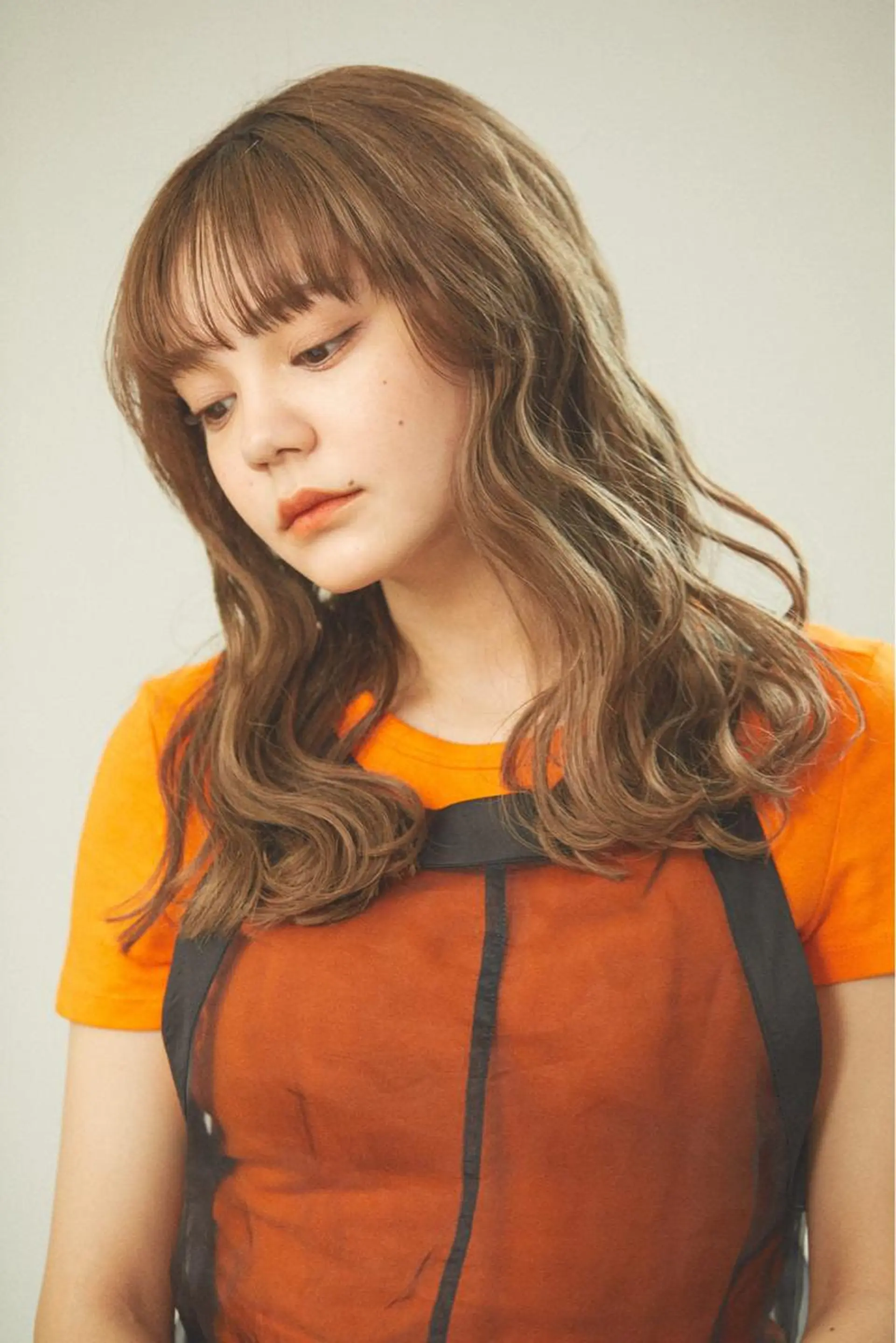 セミロング 村山 豪歩のヘアスタイル