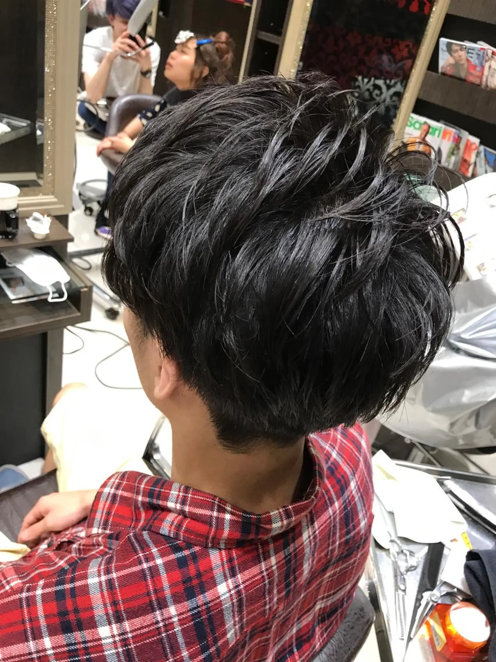 ショート パーマ yui .のヘアスタイル