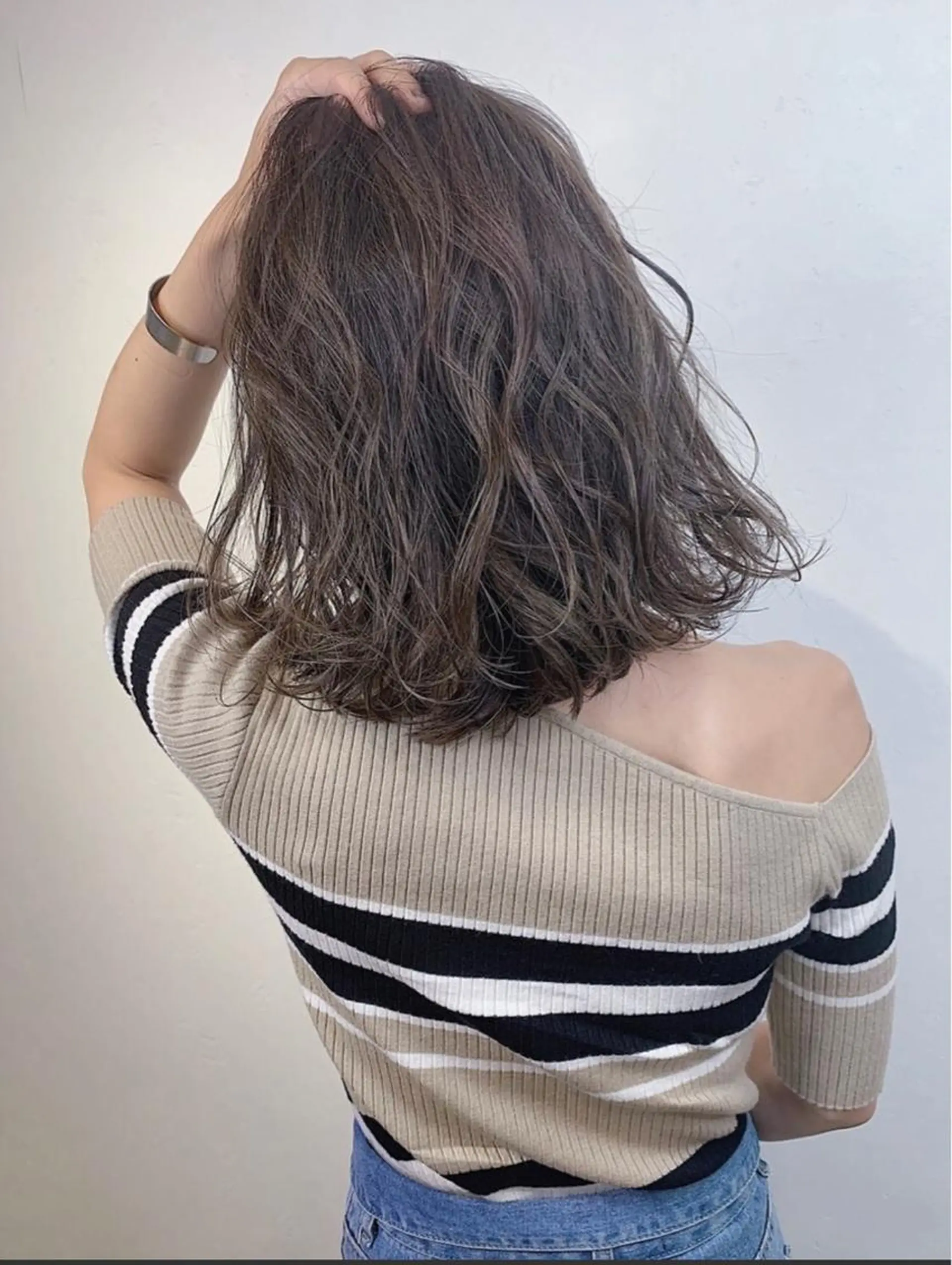 ミディアム カラー ヘアアレンジ 女性が憧れる ショート/角田愛和のヘアスタイル