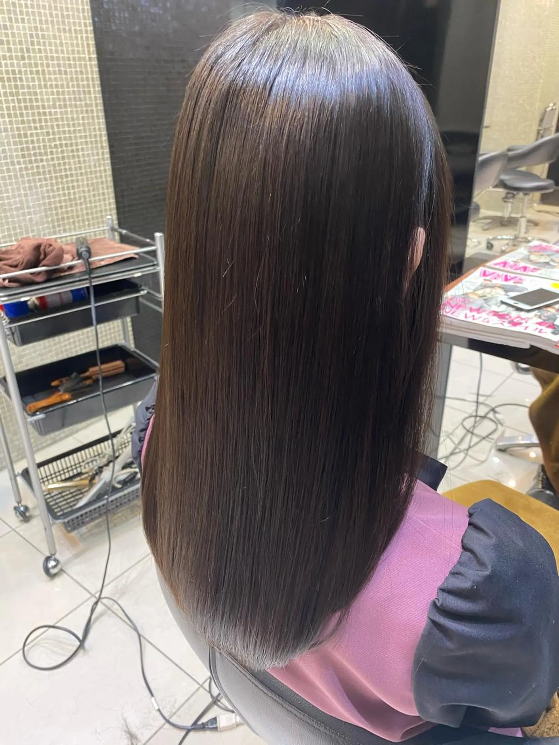 ミディアム カラー パーマ ストレートパーマ カット トリートメント Bianca  代表 硲　貴亮【東武練馬】のヘアスタイル