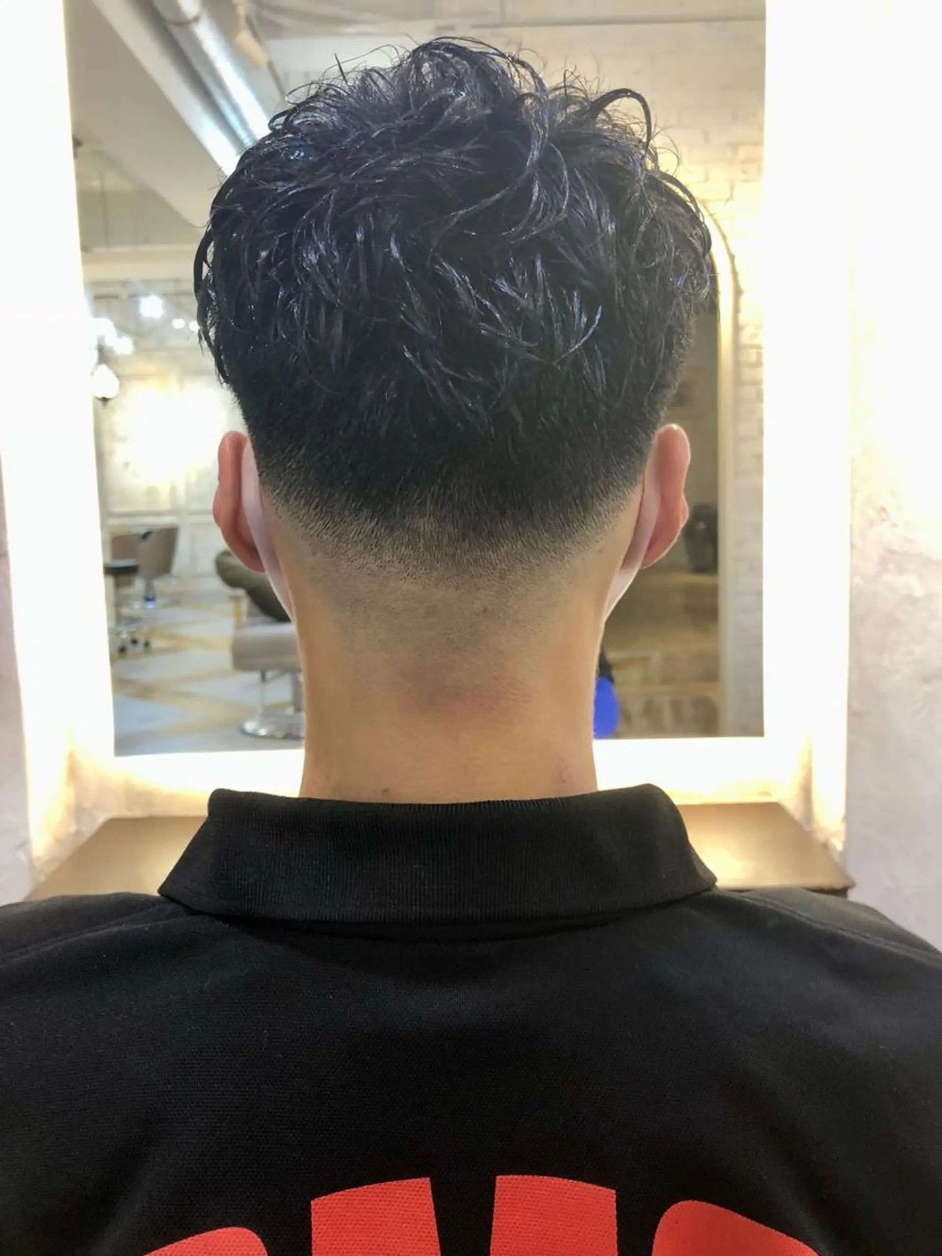 ショート パーマ メンズ 鷺沼駅徒歩1分 キシタクのヘアスタイル