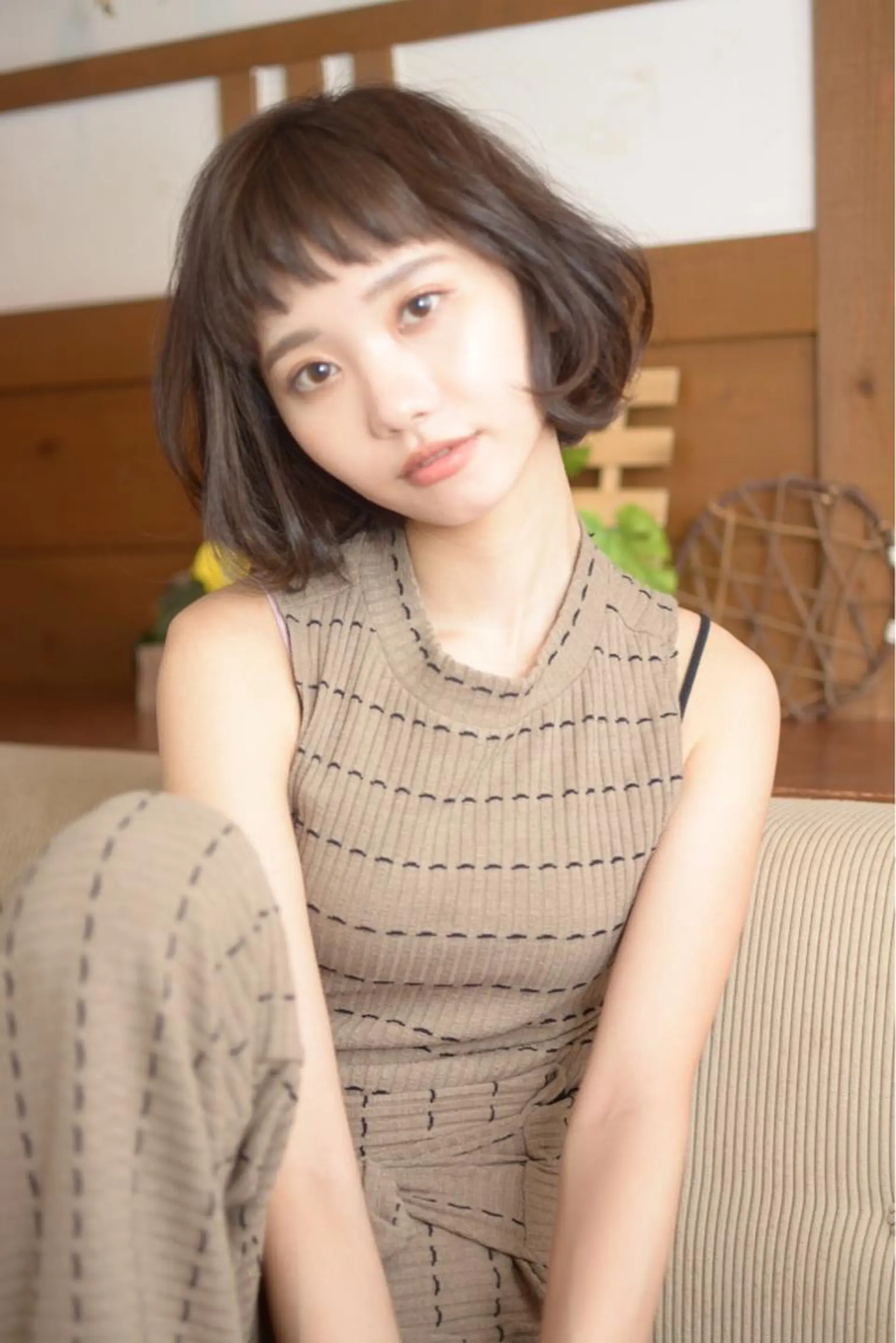 ミディアム 服部 聡洋のヘアスタイル