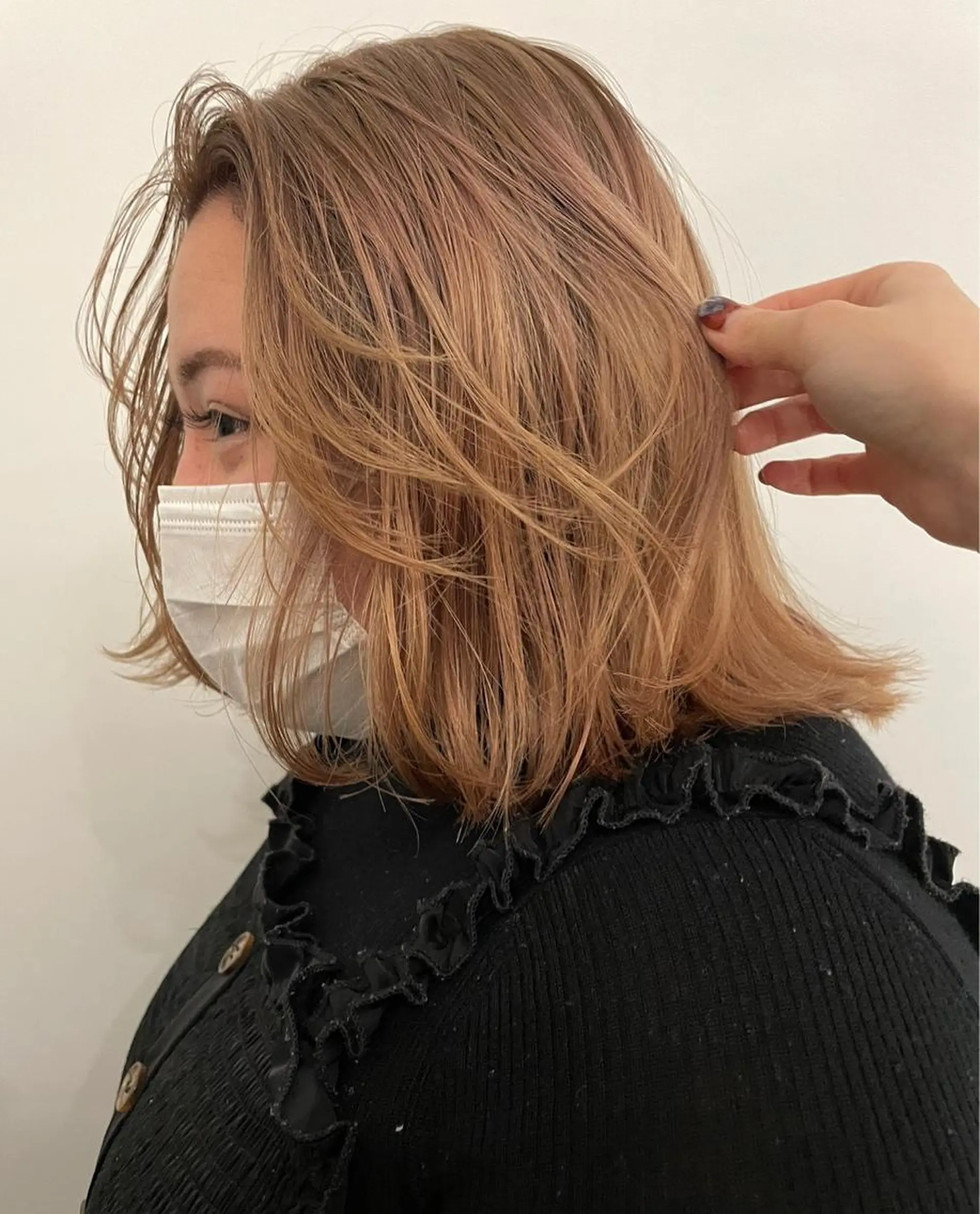 ミディアム カラー 🫧ハイトーン✨格安 より質💐マンツーマのヘアスタイル