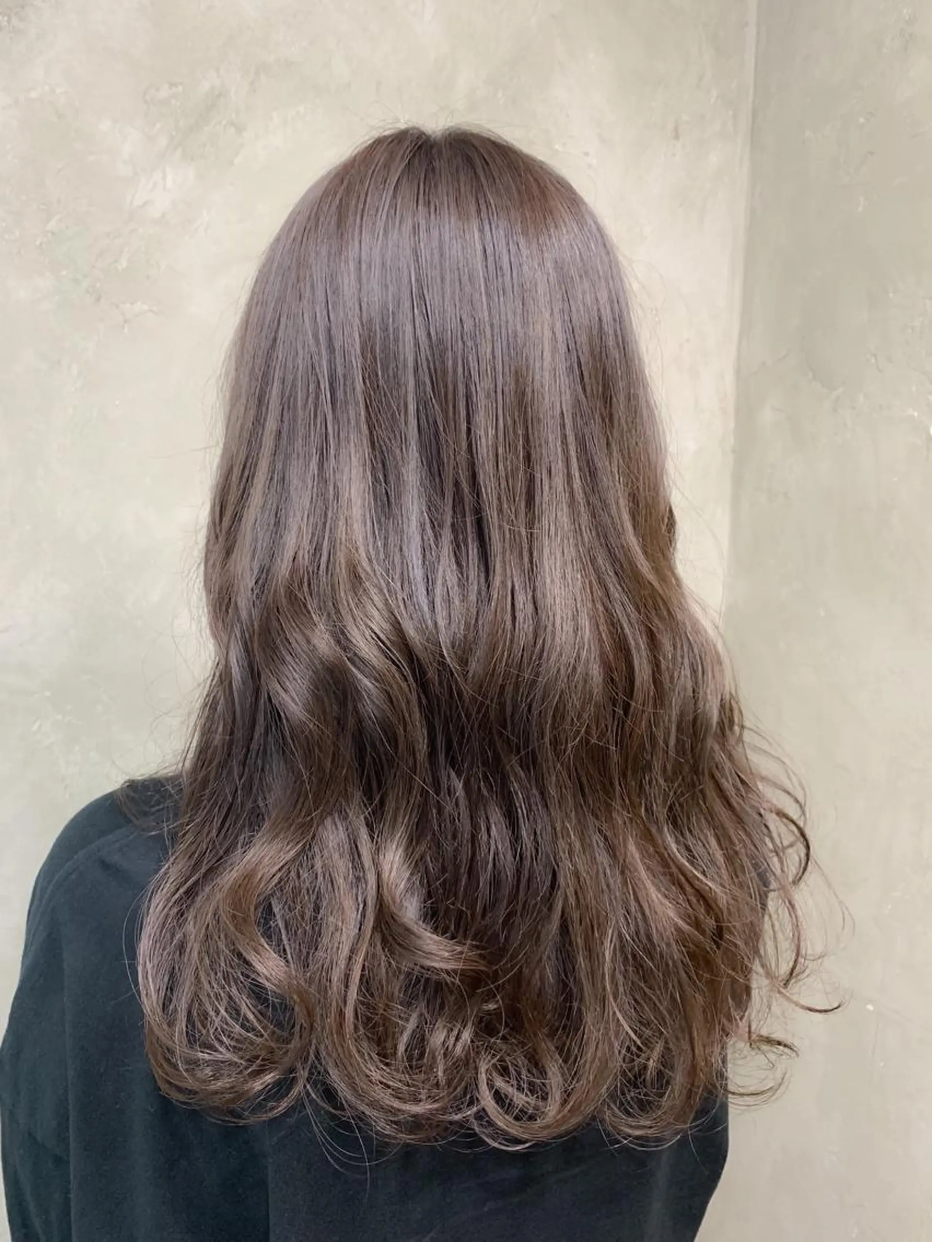 ロング カラー アッシュ ベージュカラー 🌈髪質改善💕 縮毛矯正✨青木まで✨のヘアスタイル