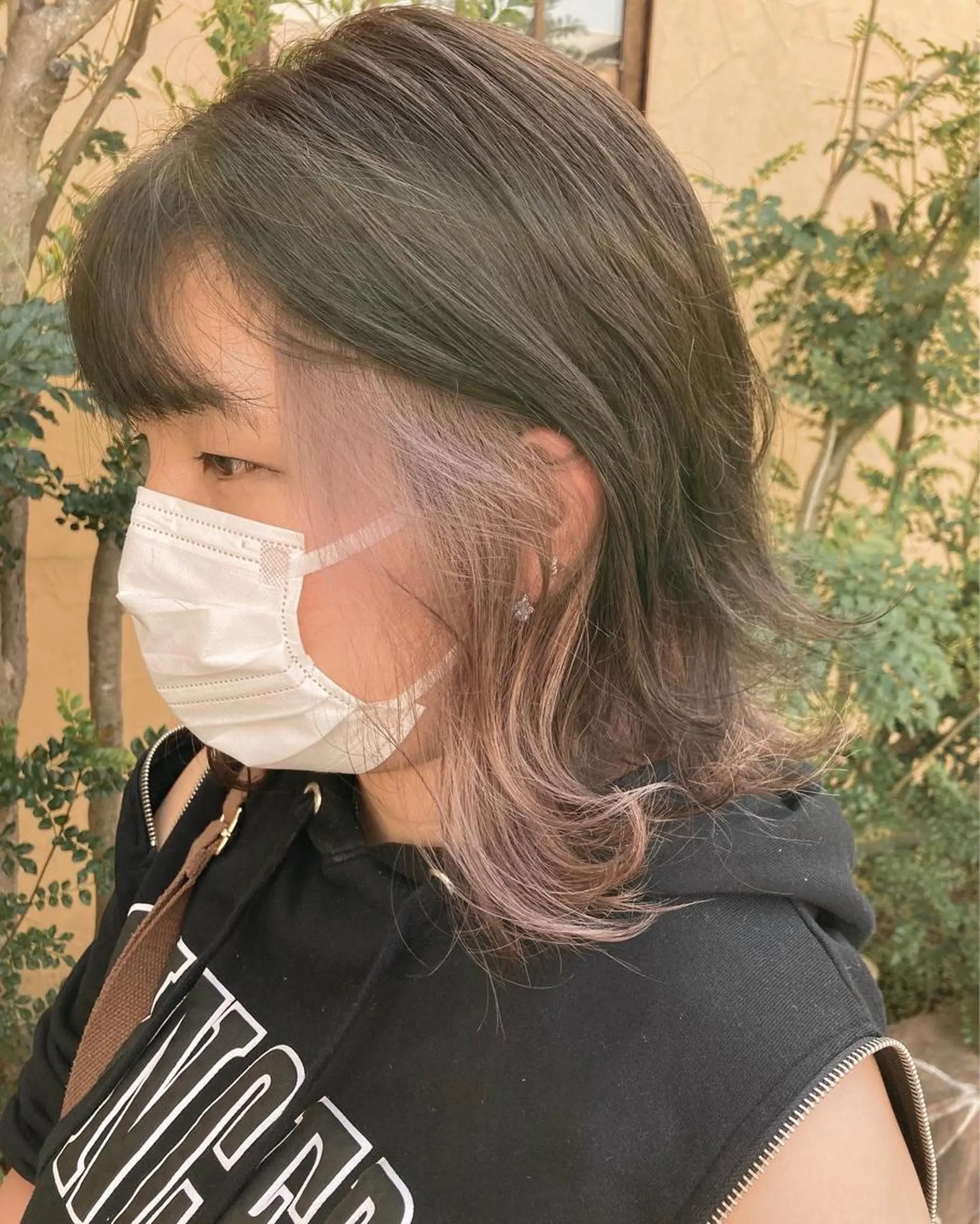 ミディアム カラー WEST✂︎AKI HIRO✂︎大和高田のヘアスタイル