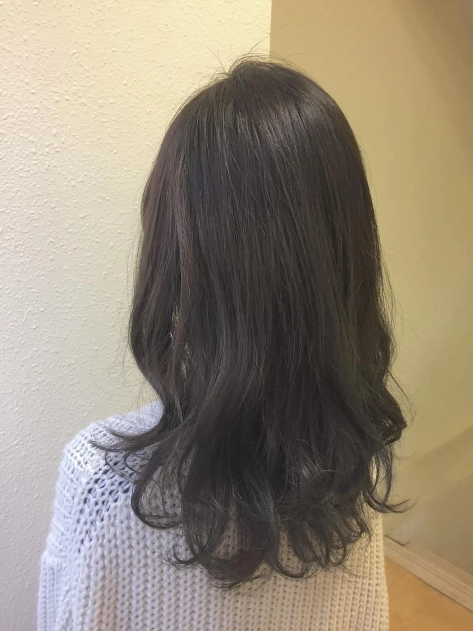 ロング カラー クボキ サヤのヘアスタイル