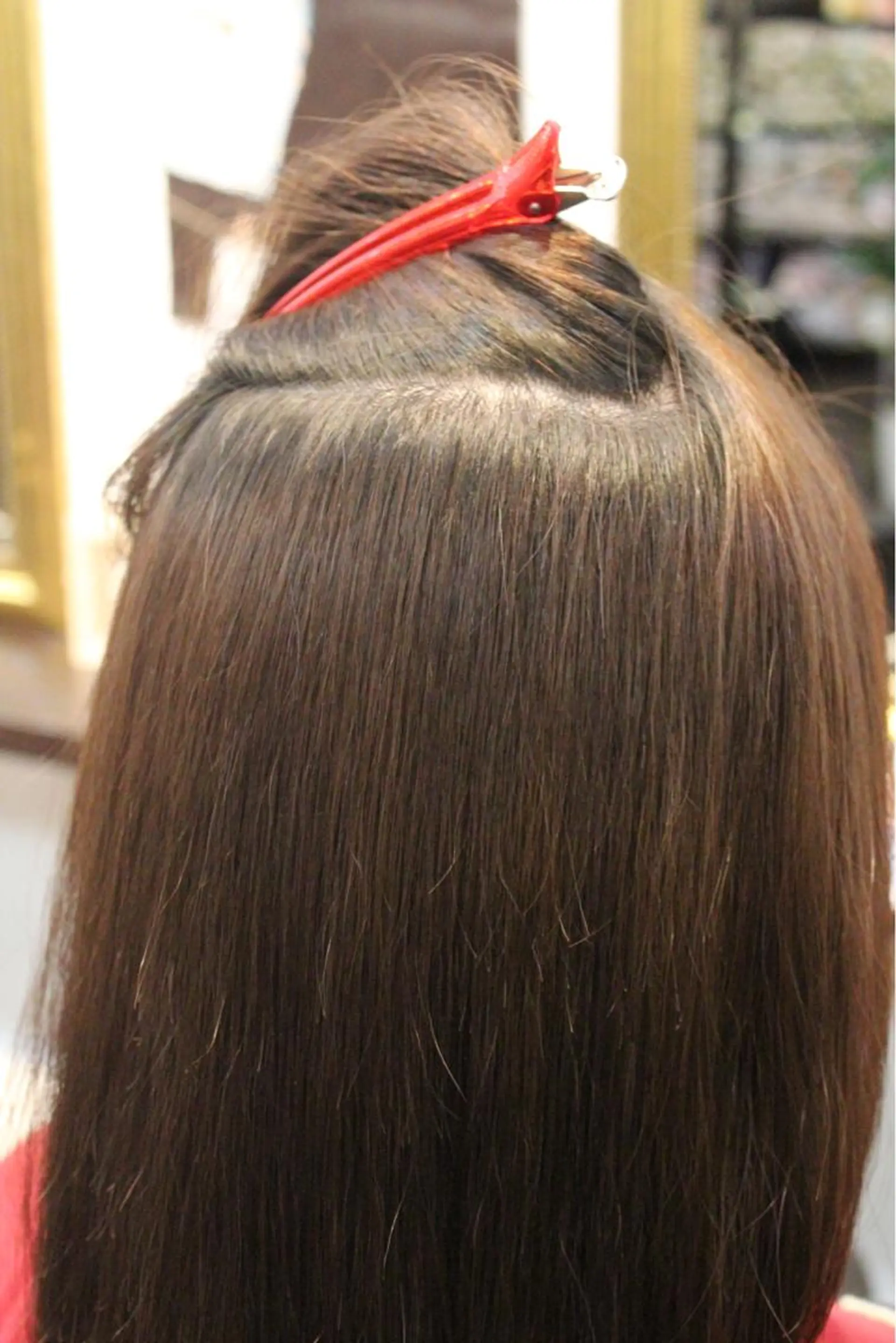 セミロング 縮毛矯正 田口 信雄のヘアスタイル