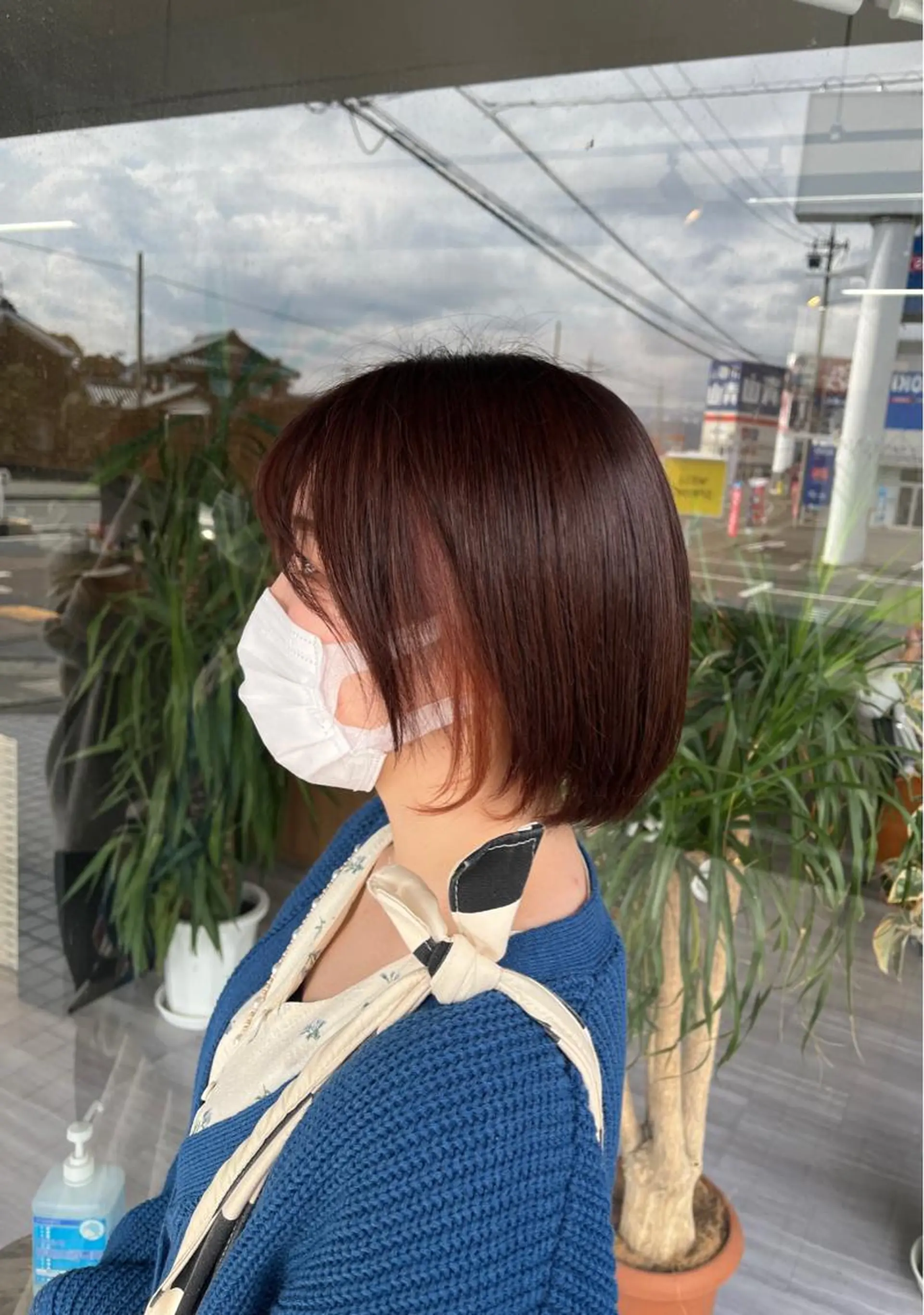 ミディアム alu yuinaのヘアスタイル