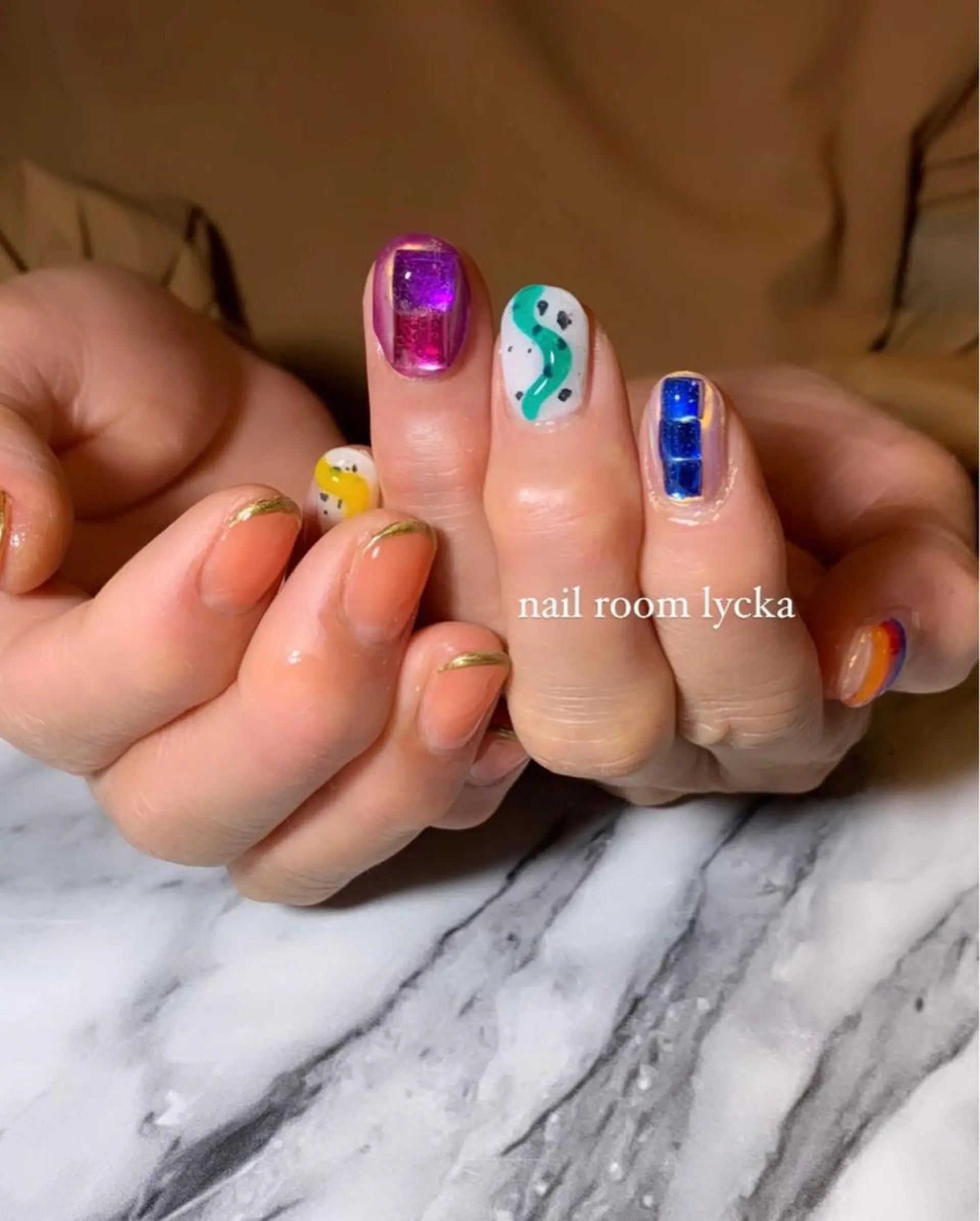 ネイル ﾈｲﾙﾙｰﾑﾘｯｶ 𝐦𝐚𝐲𝐮のネイルデザイン