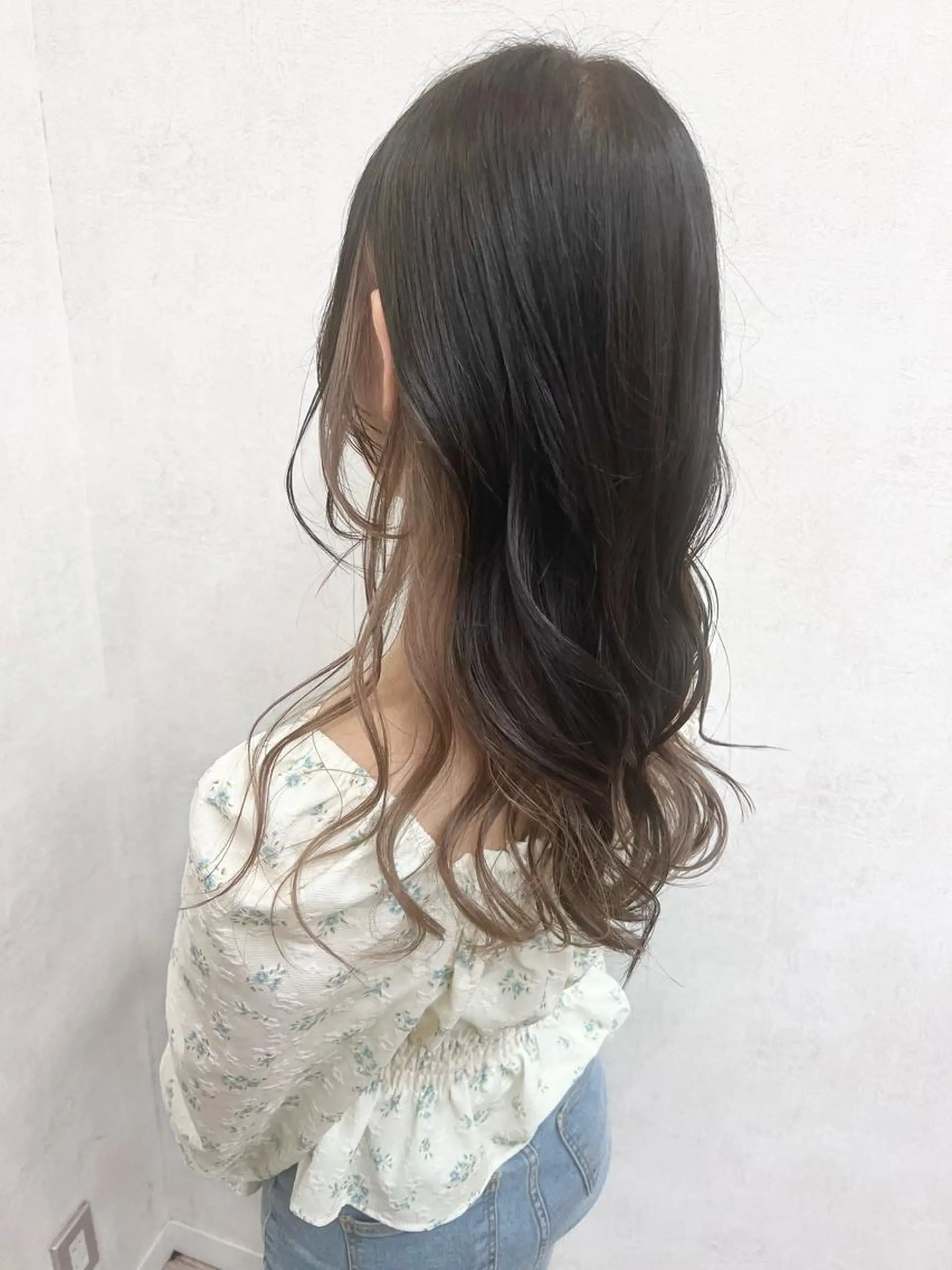 ロング ヘアカラー トリートメント 髪質改善/レイヤー 暖色/shiinaのヘアスタイル