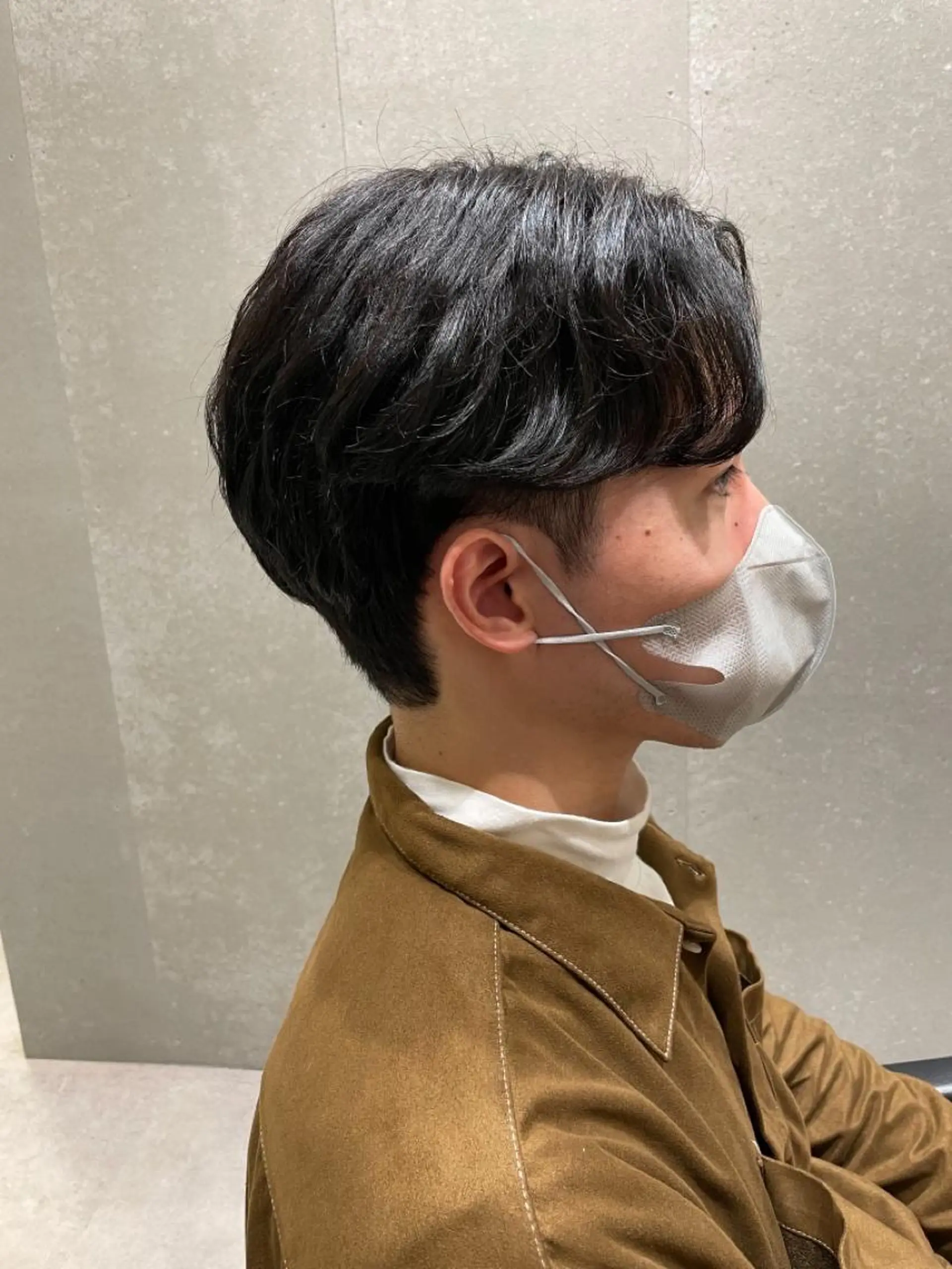 メンズ センターパート メンズ韓国風 マッシュ ツーブロック 刈り上げ 髪質改善ヘアケア 艶髪特化/上田のヘアスタイル