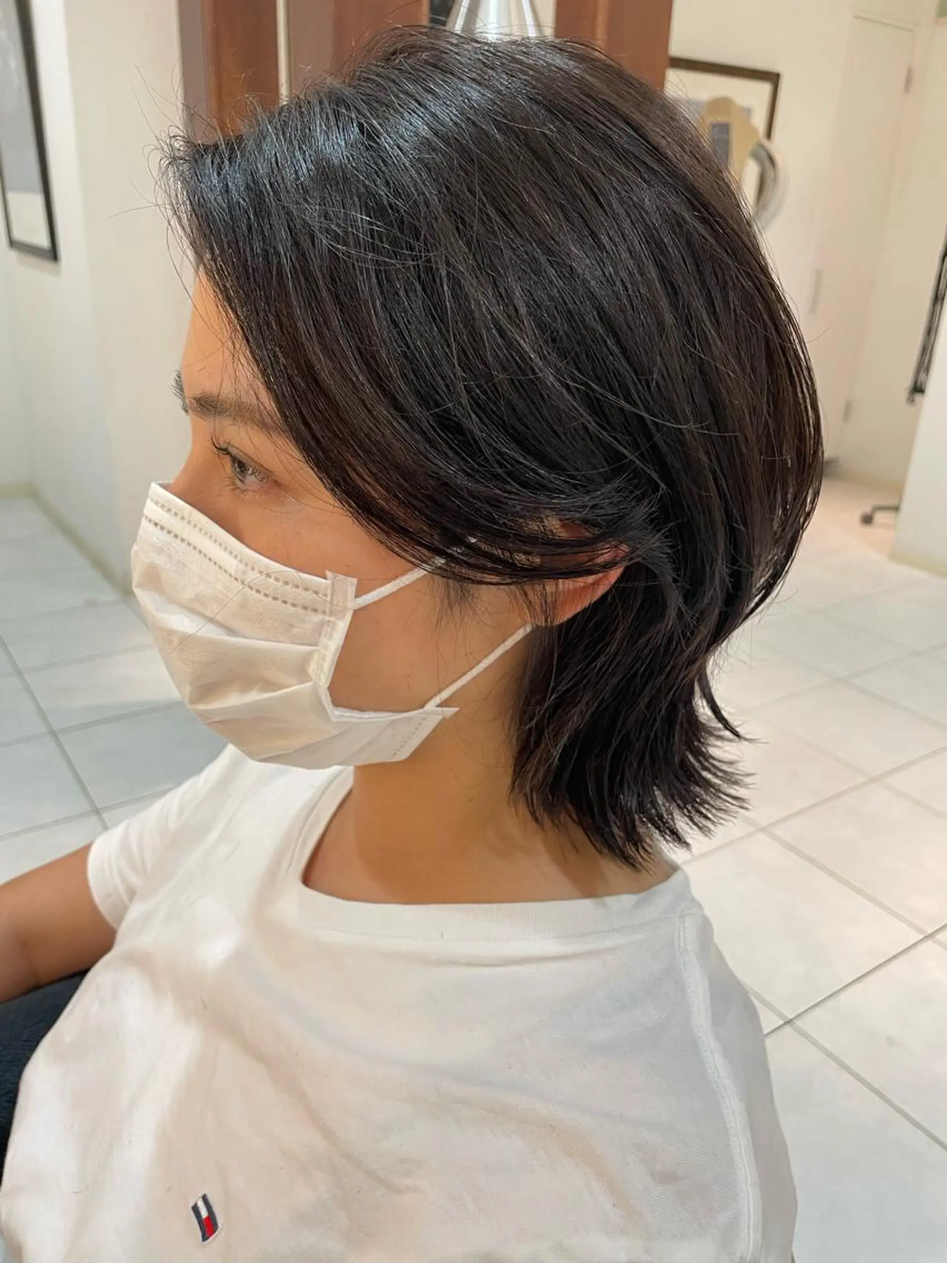 ショート ボブ くびれヘア ショートヘア mai .のヘアスタイル