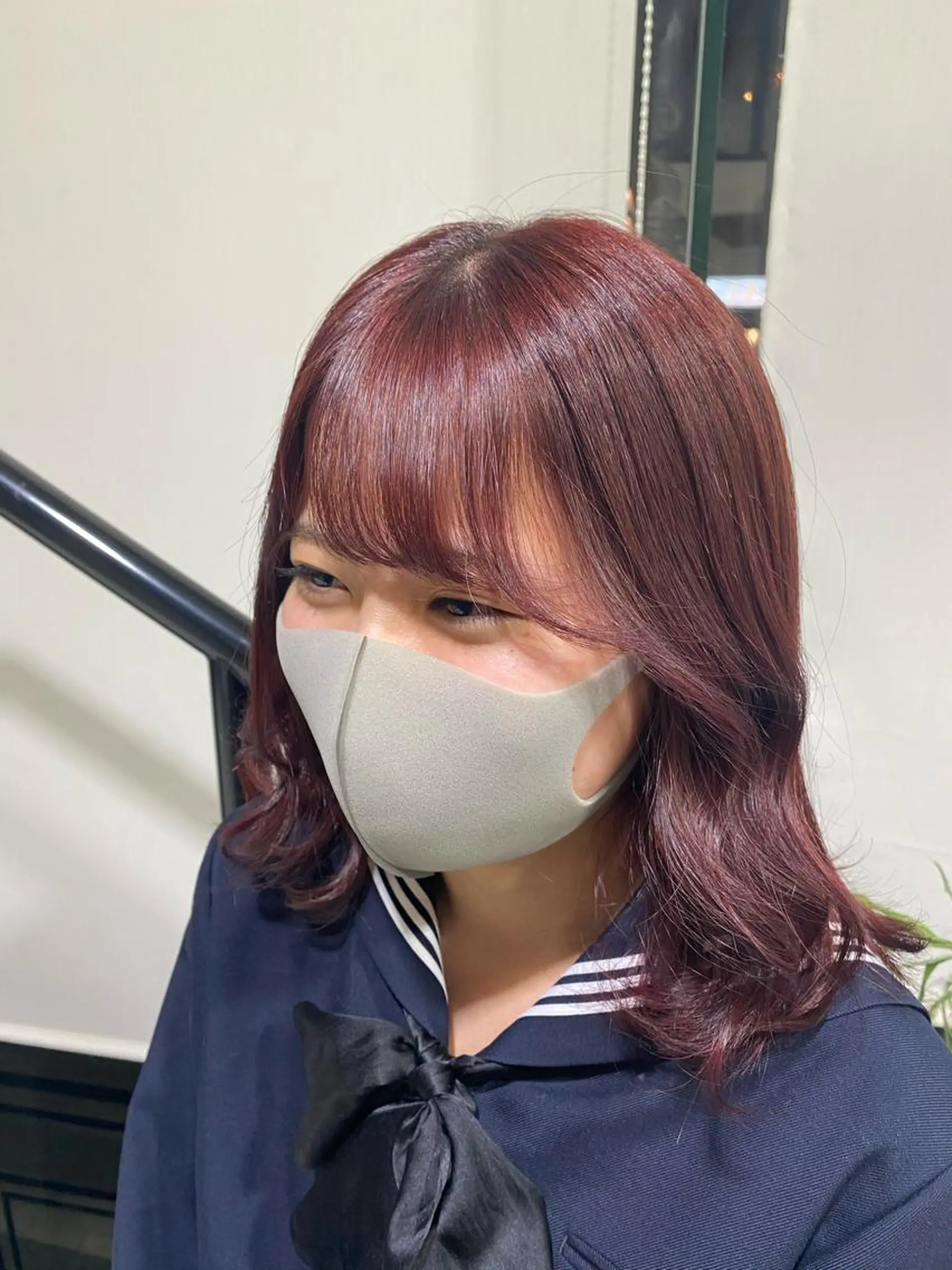 セミロング カラー ヘアアレンジ TSUNA 🌙 Lim 五反田のマツエク・マツパデザイン