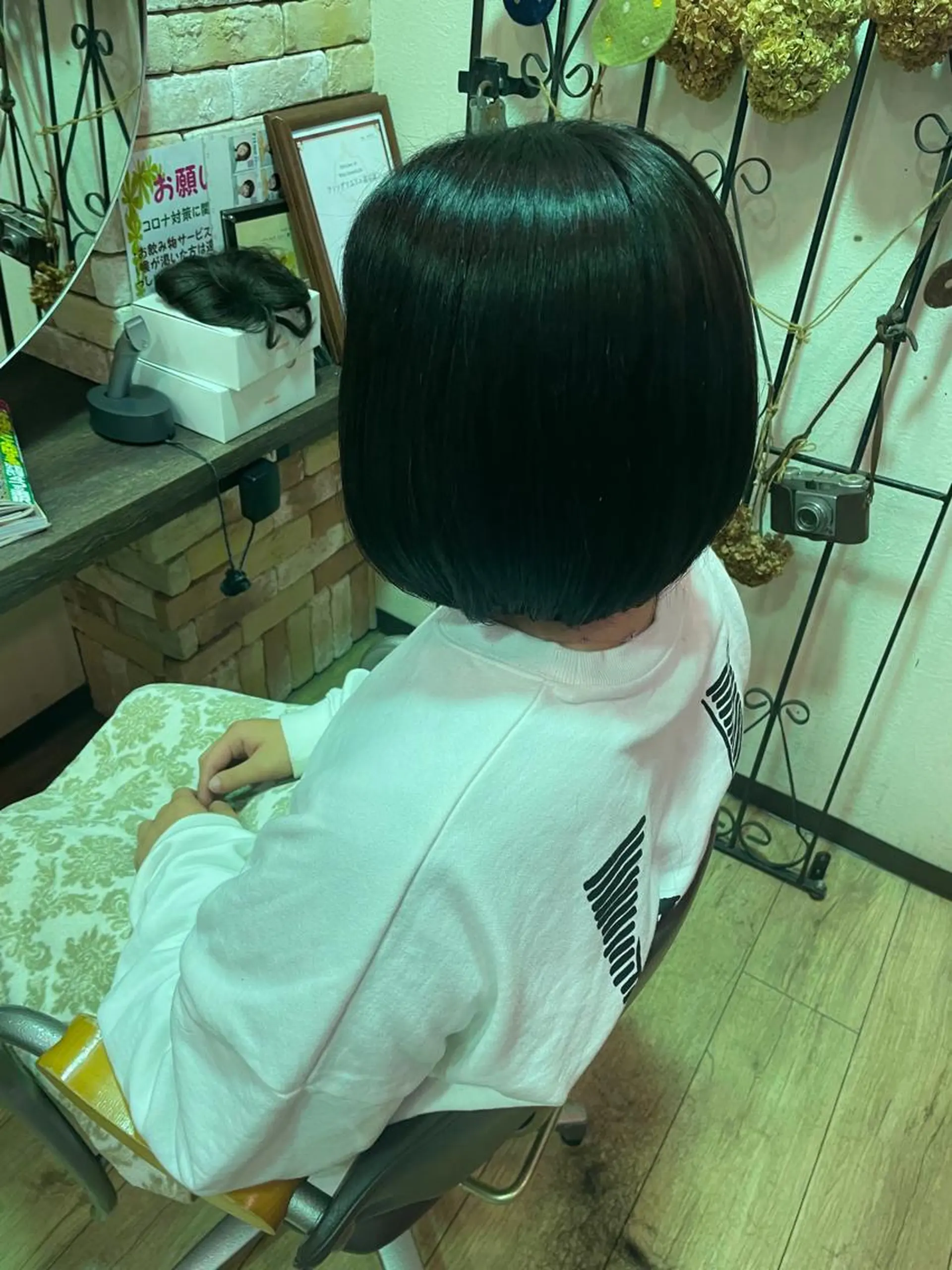 ミディアム hair make echo滿木あい花のヘアスタイル