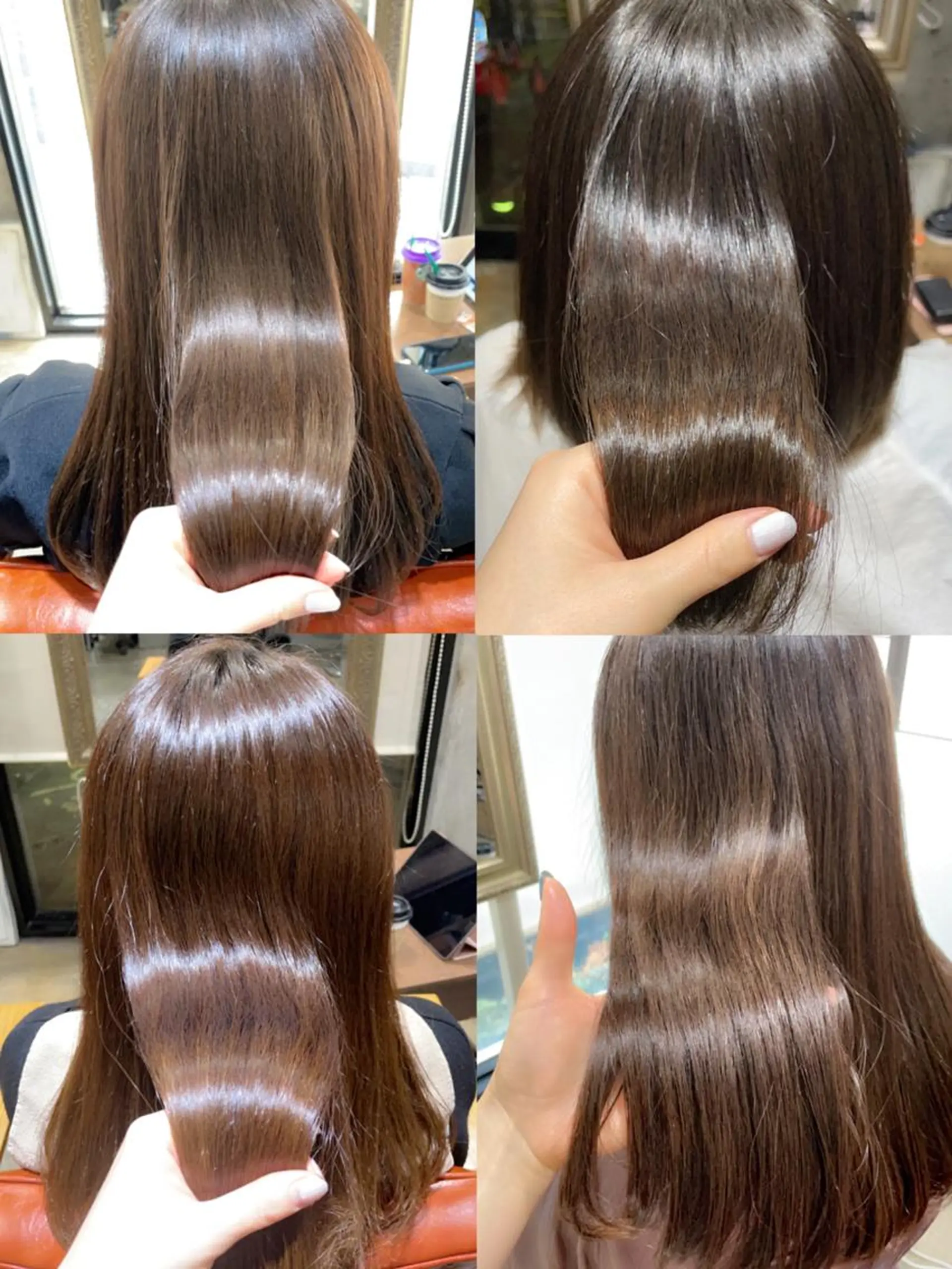 ミディアム カラー 髪質改善 トリートメント 🕊miki モテ髪🫧のヘアスタイル