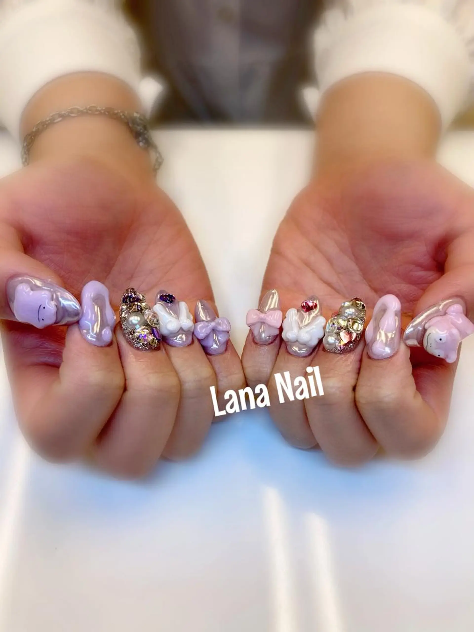 ネイル スカルプネイル Lana Nailのネイルデザイン