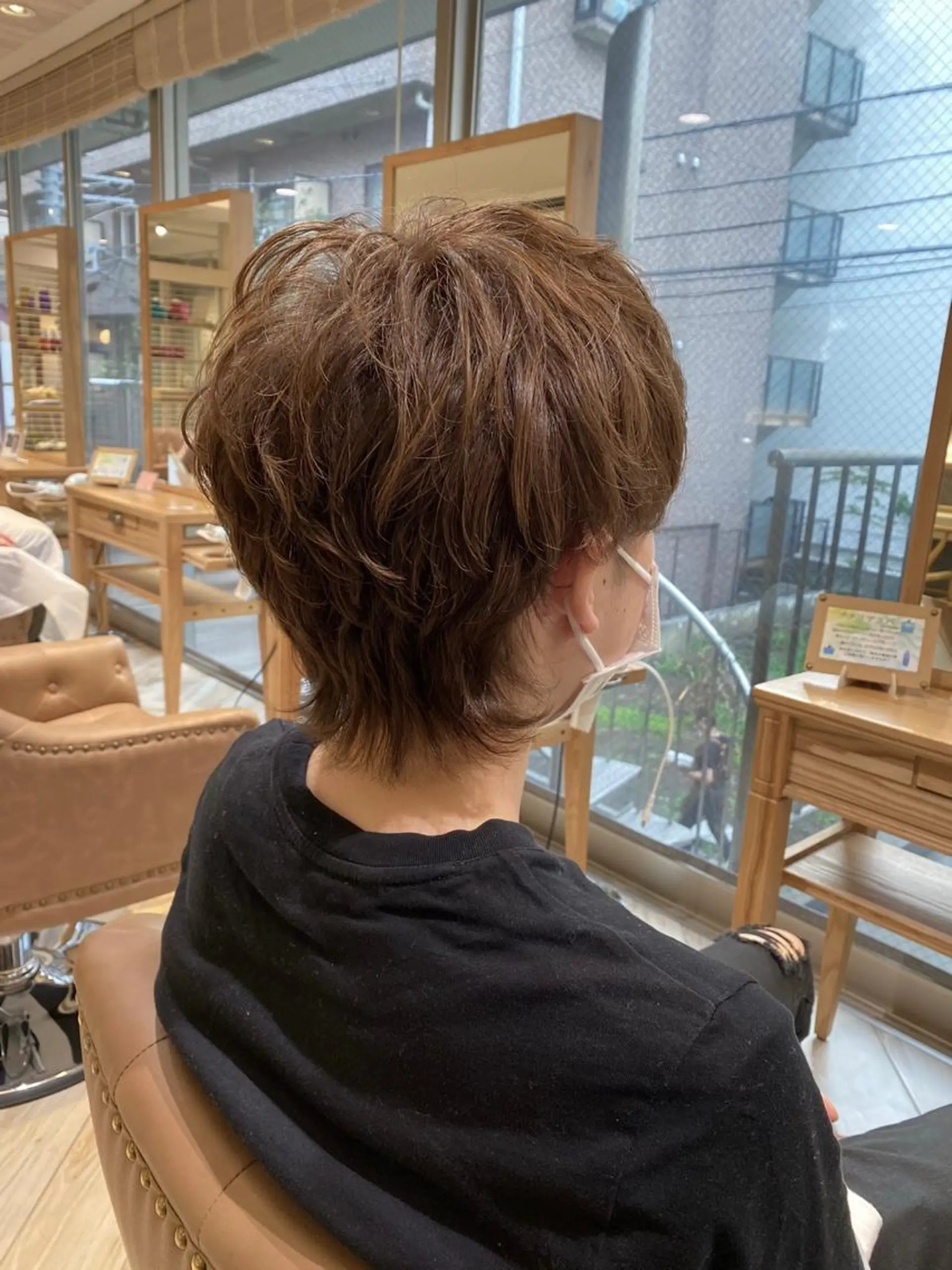 パーマ メンズ BiBi 藤野あゆみのヘアスタイル