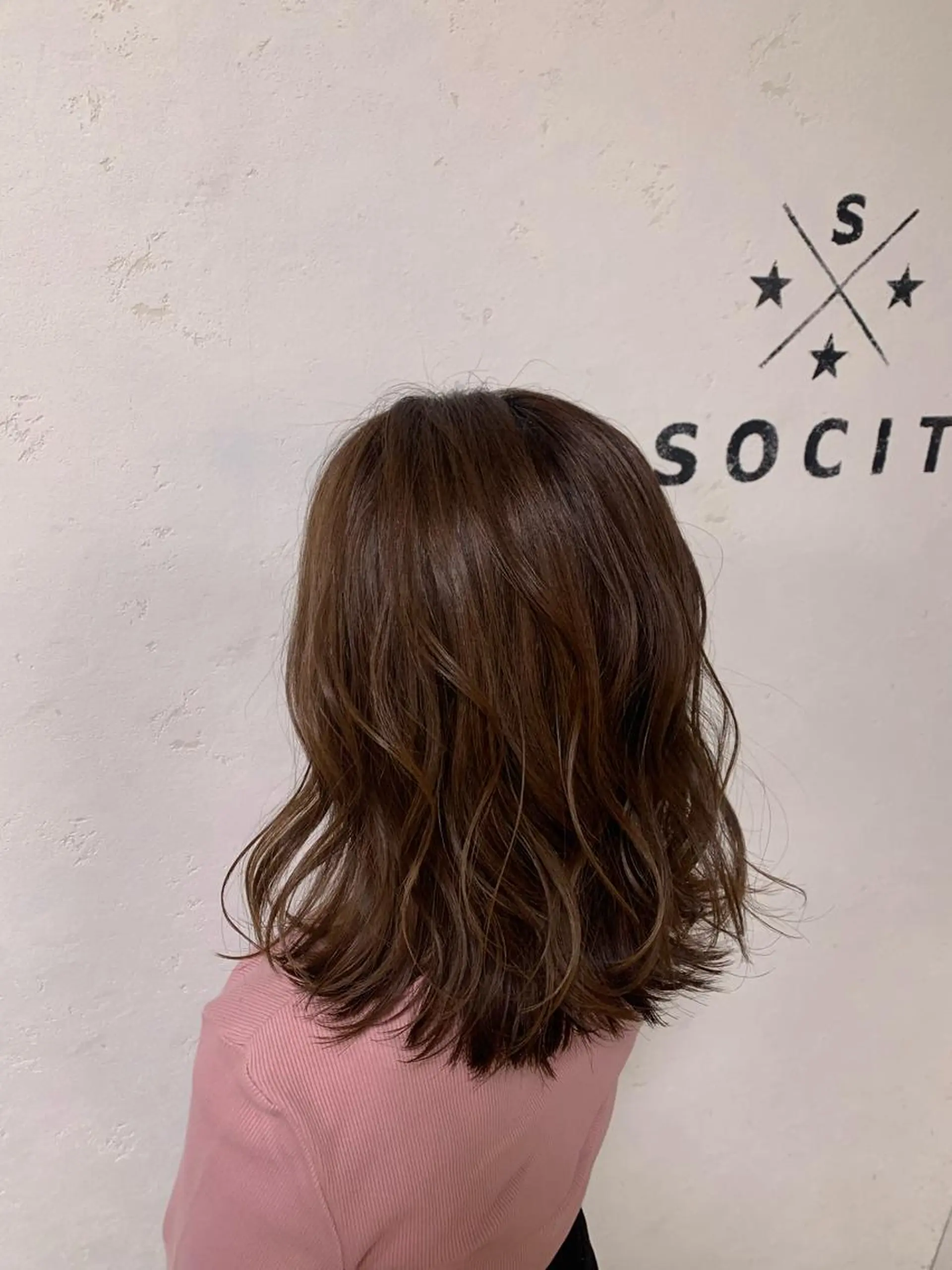 ミディアム 山﨑 大二郎のヘアスタイル