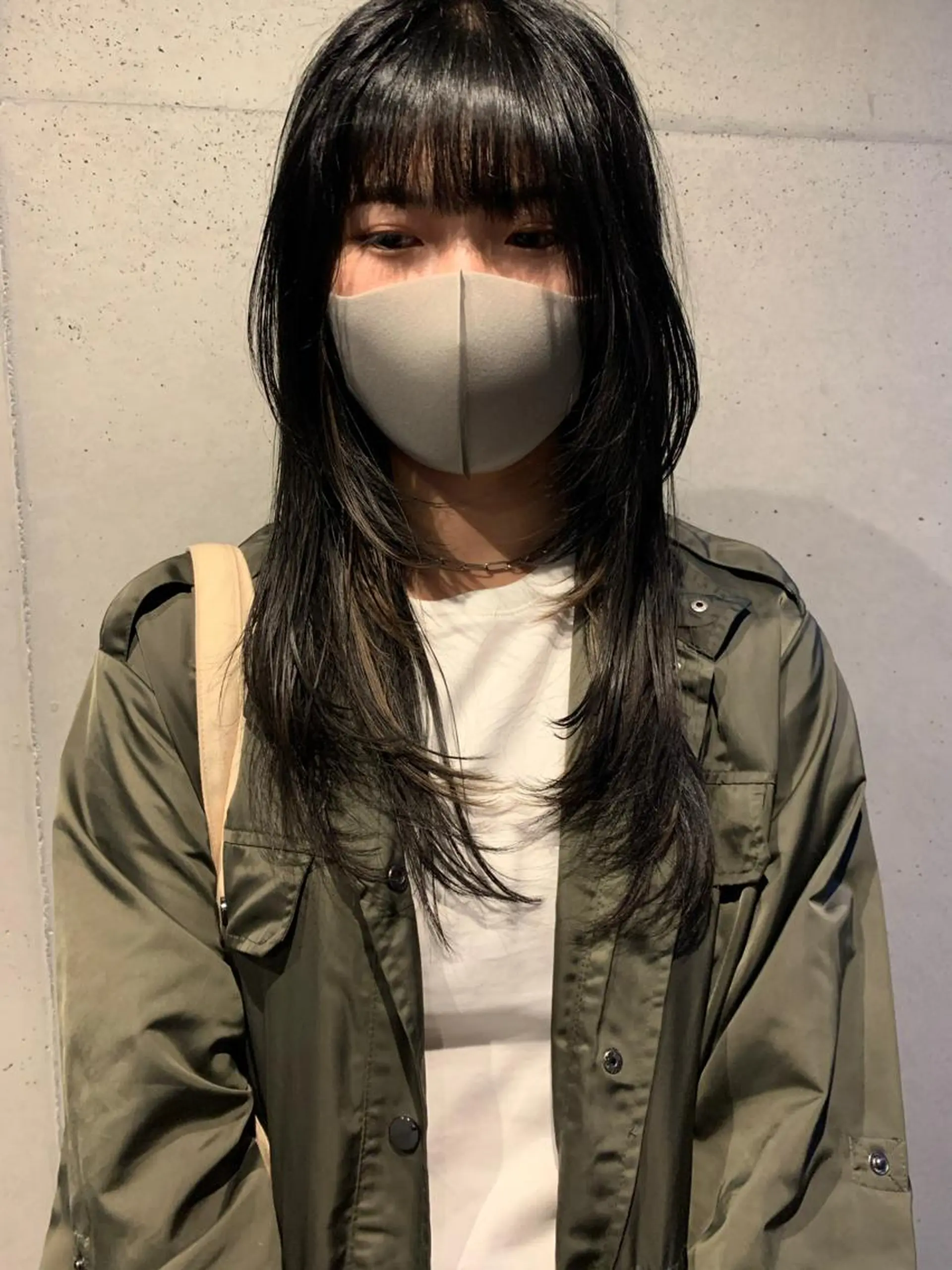 セミロング カラー 似合わせウルフ/ レイヤー/山本祐輔のヘアスタイル