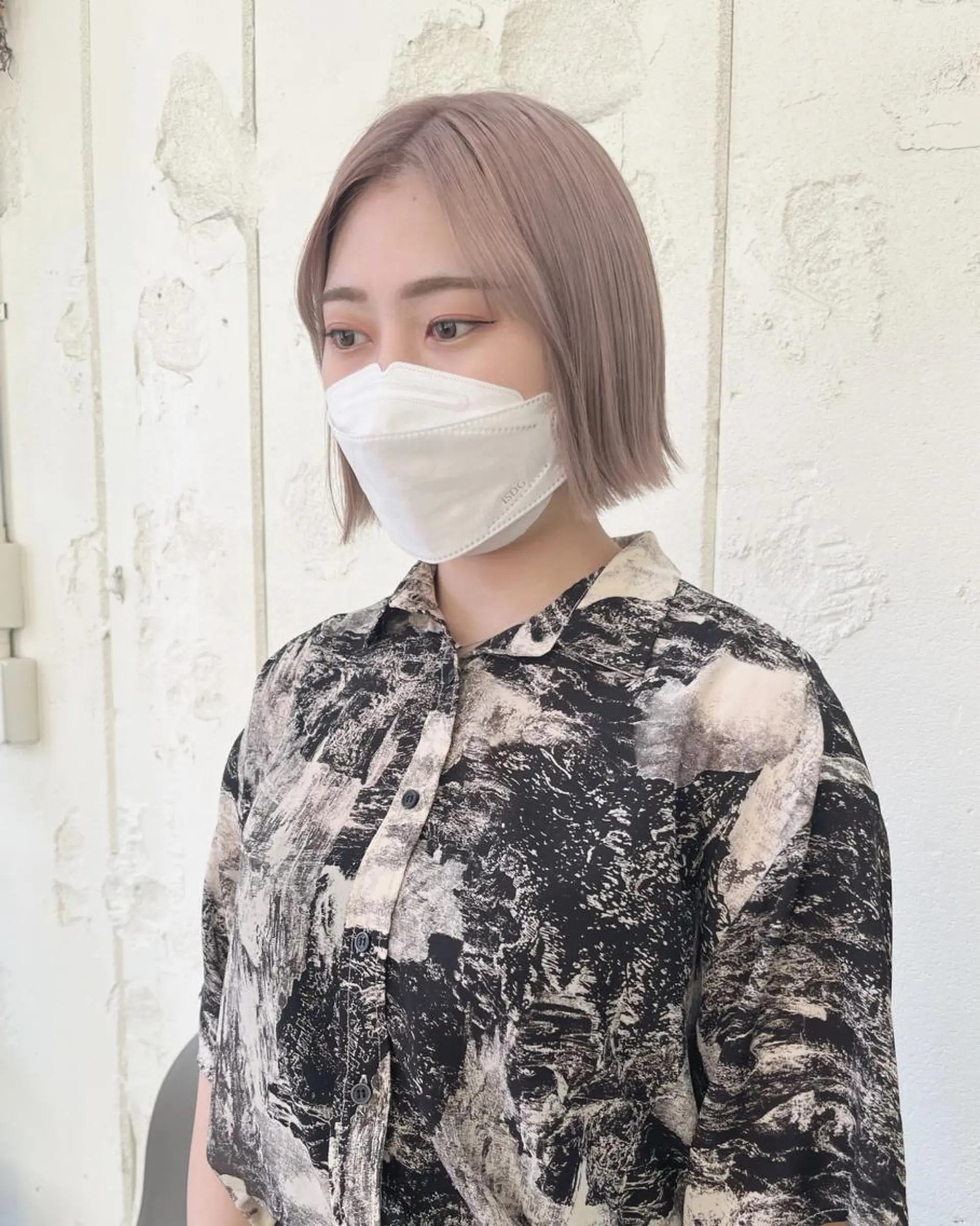 ショート カラー ショートボブ ベージュカラー ホワイトベージュ ボブ ショートヘア ヘアカラー トリートメント ハイトーン🦢 Natsumiのヘアスタイル