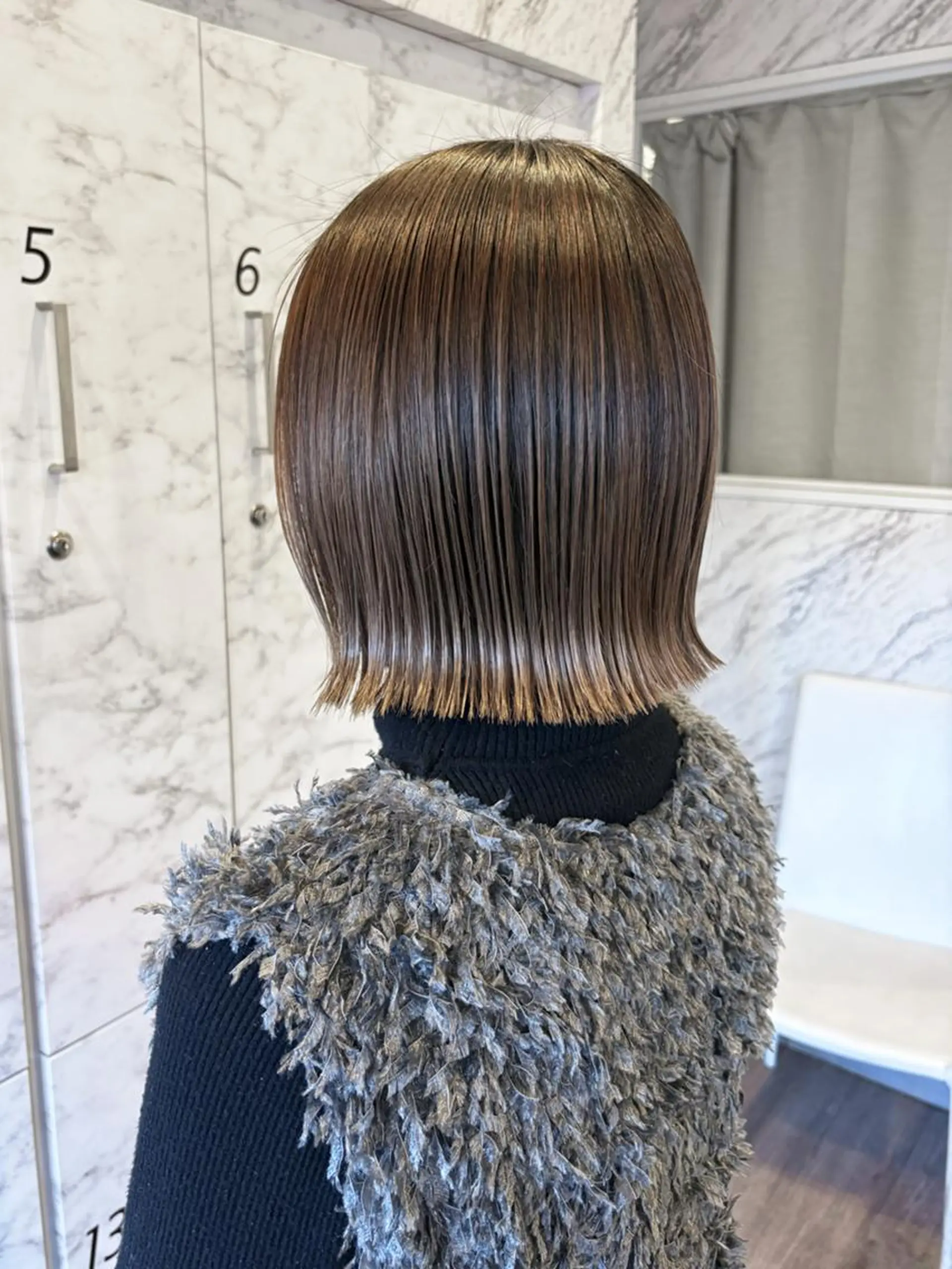 ミディアム 美髪縮毛矯正/ 似合わせ🔹田中 守のヘアスタイル