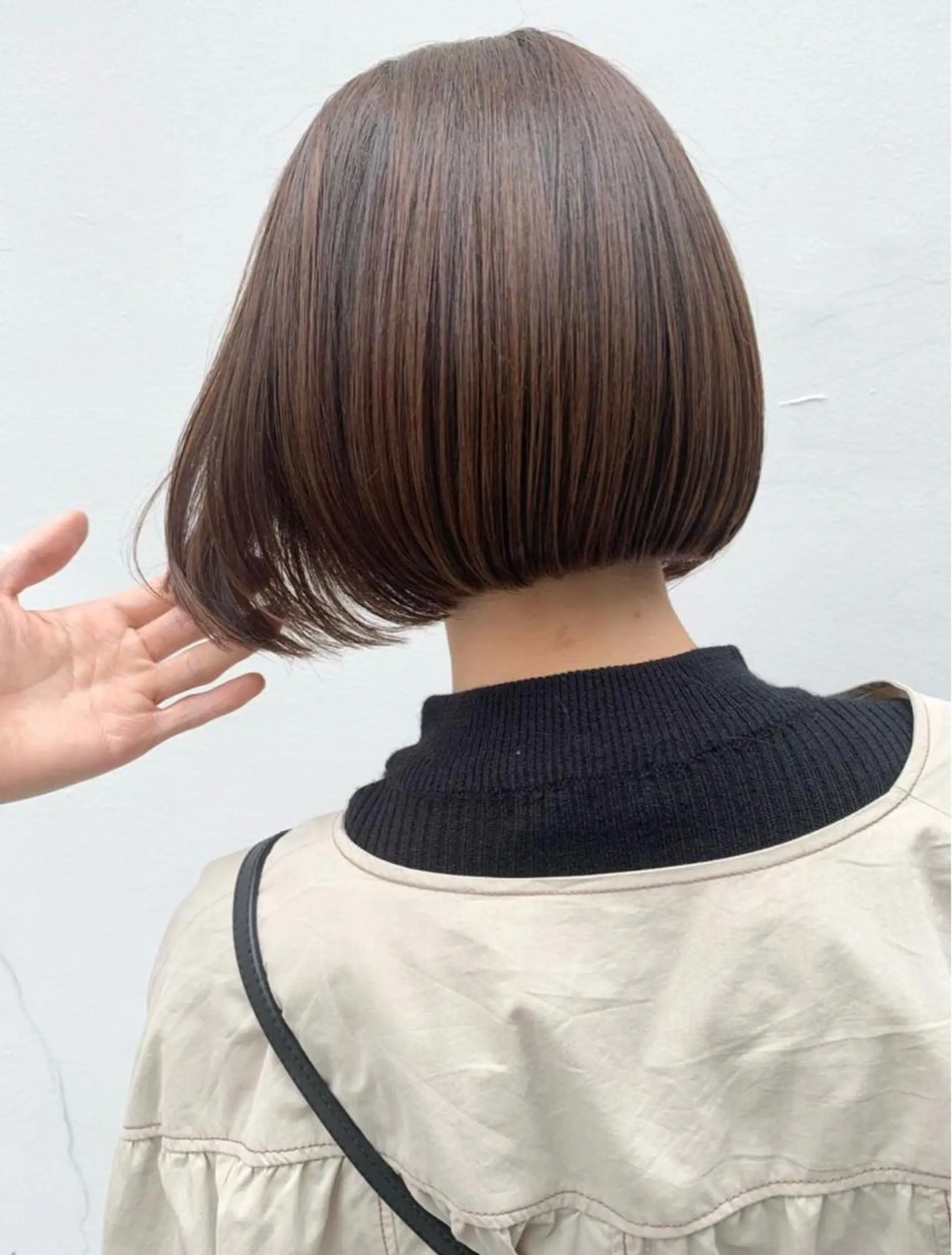 ショート カット トリートメント ブリーチ/ウルフ ハッシュカット/石山のヘアスタイル