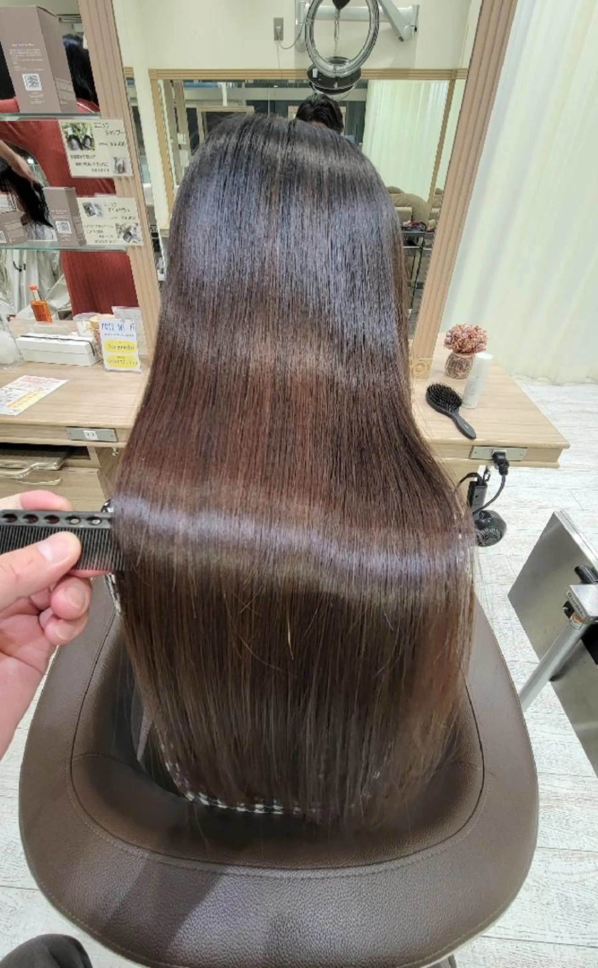 ロング 縮毛矯正 宮本 秀人のヘアスタイル