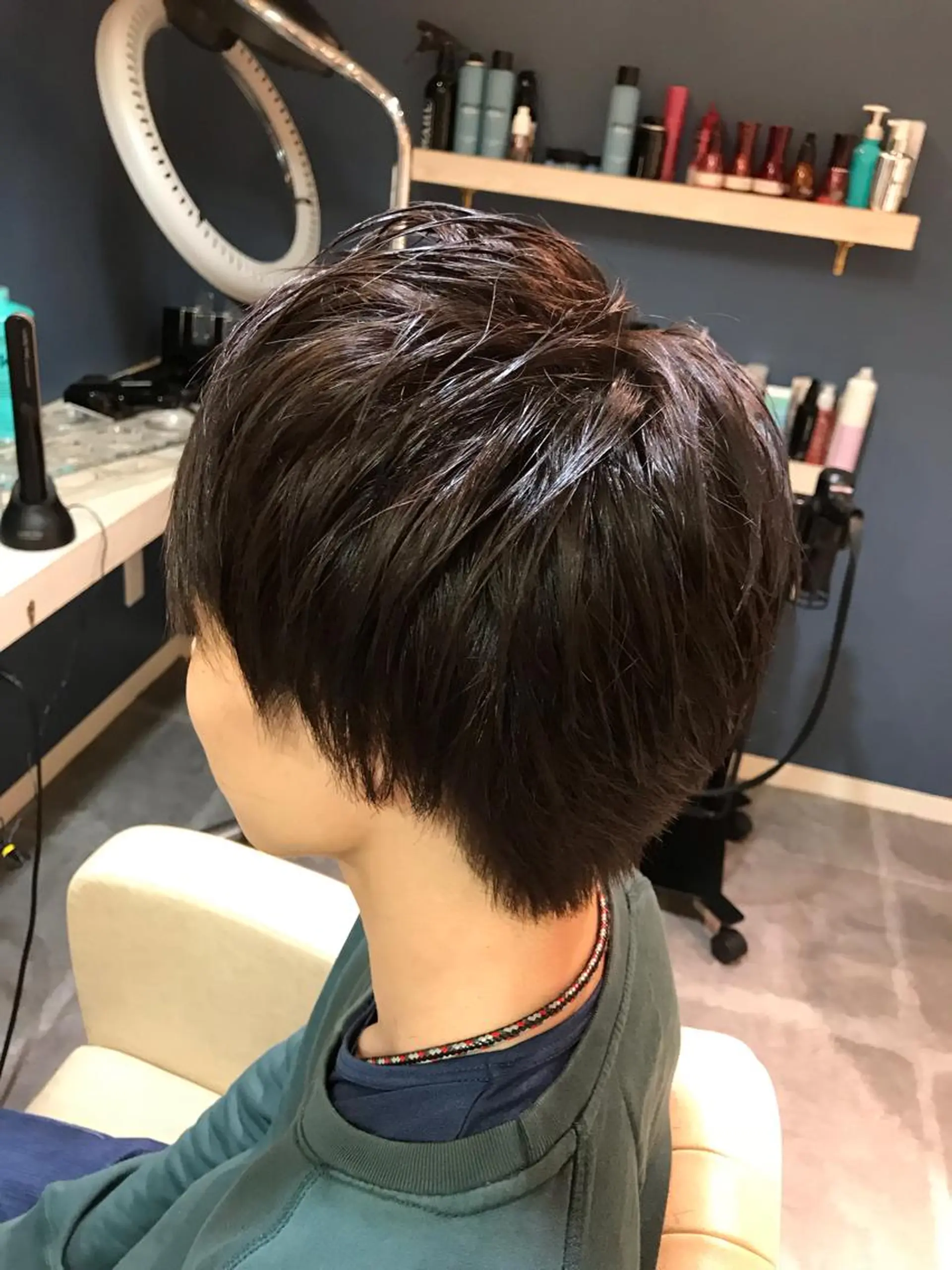 ショート カラー メンズ 松井 博徳のヘアスタイル