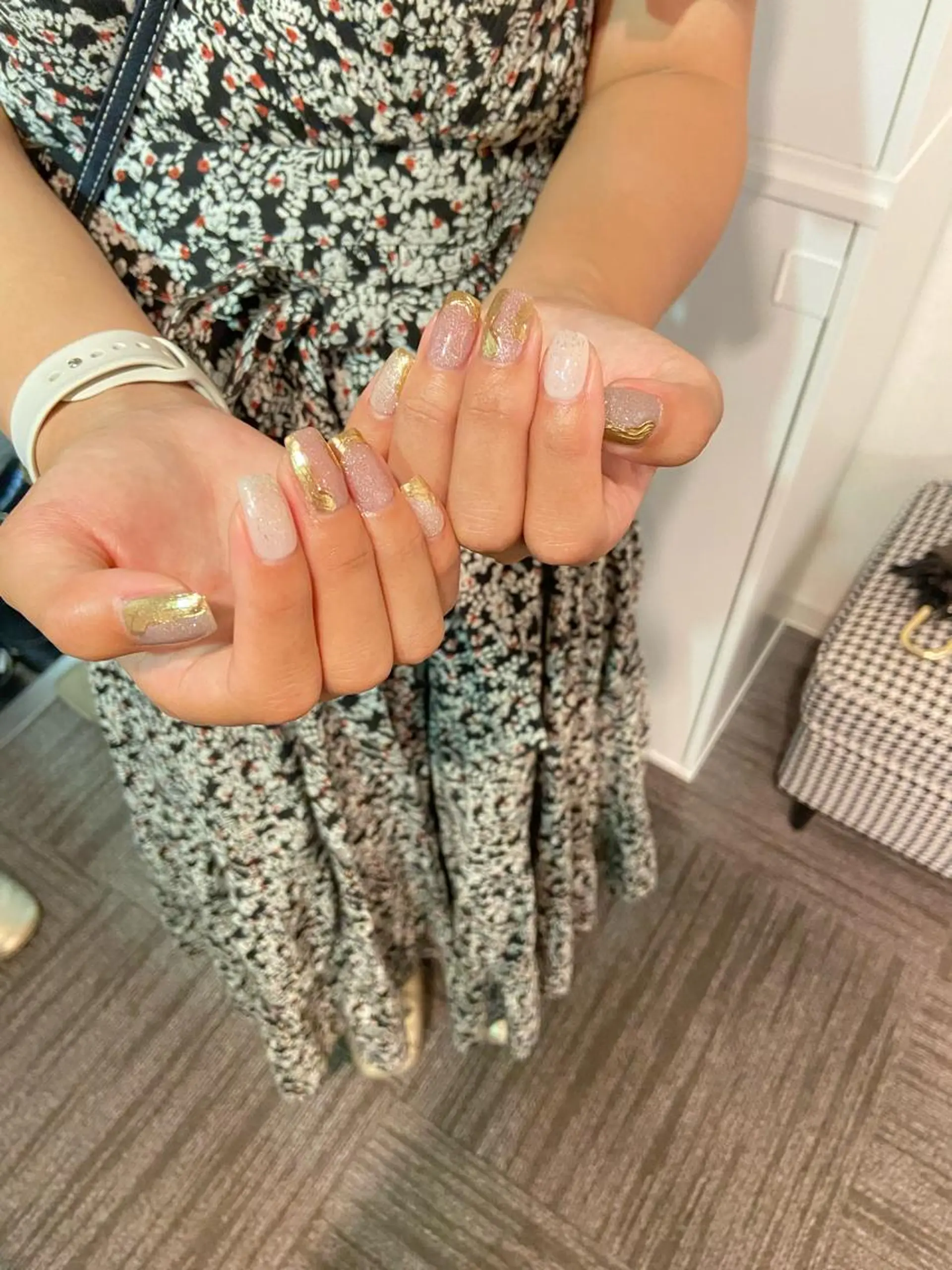 ネイル アートネイル フラッシュネイル フレンチネイル ジェルネイル キラキラネイル 🎀 D.d _nailのネイルデザイン