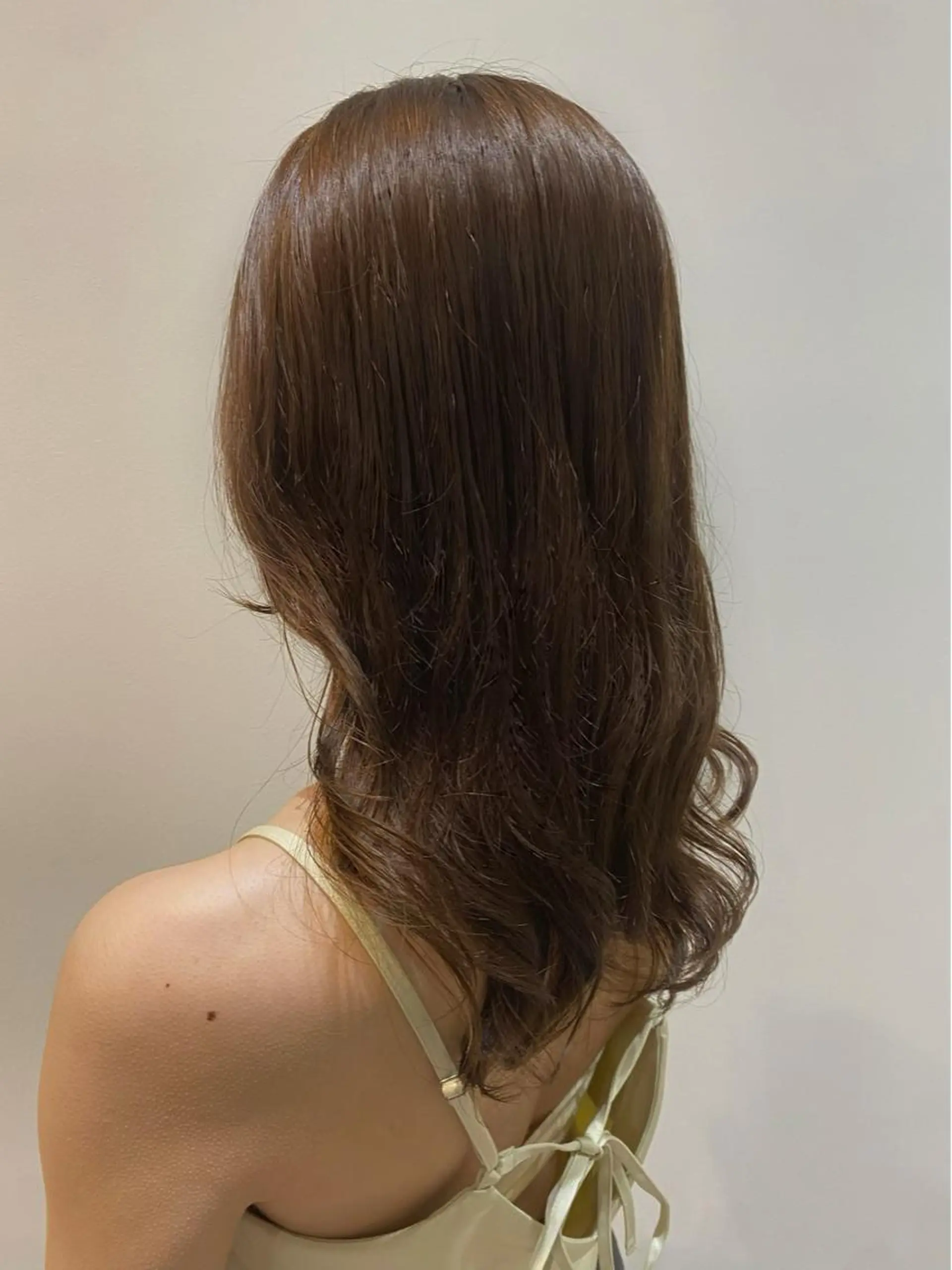 ミディアム パーマ ミディアムパーマ 韓国風ヘア デジタルパーマ カット パーマ トリートメント ♡オシャ髪♡AI ✂️newi町田のヘアスタイル