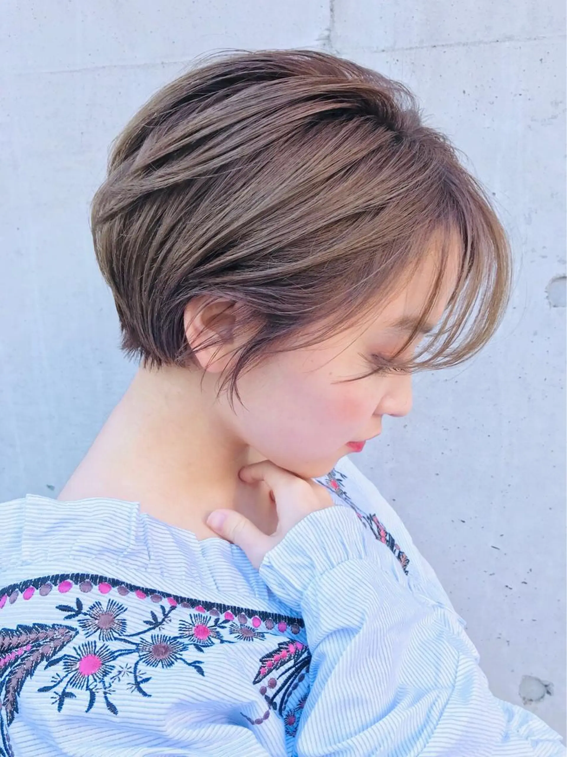 ショート カラー 韓×中くびれヘア💋 髪質改善宇塚元哉💓のヘアスタイル